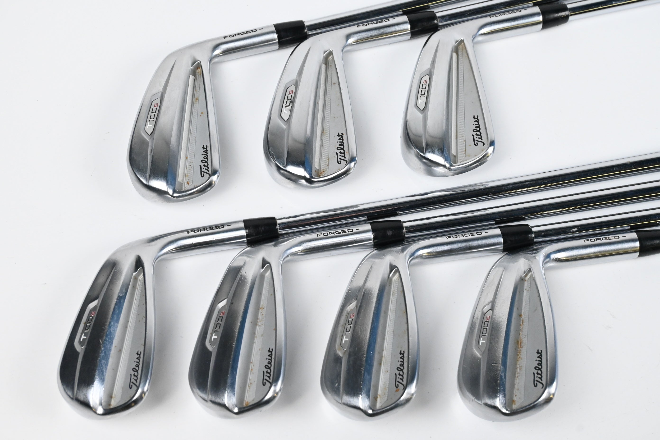 Titleist T100.S 2021 Irons / 5-PW+GW / X-Flex Project X Rifle Steel Shafts