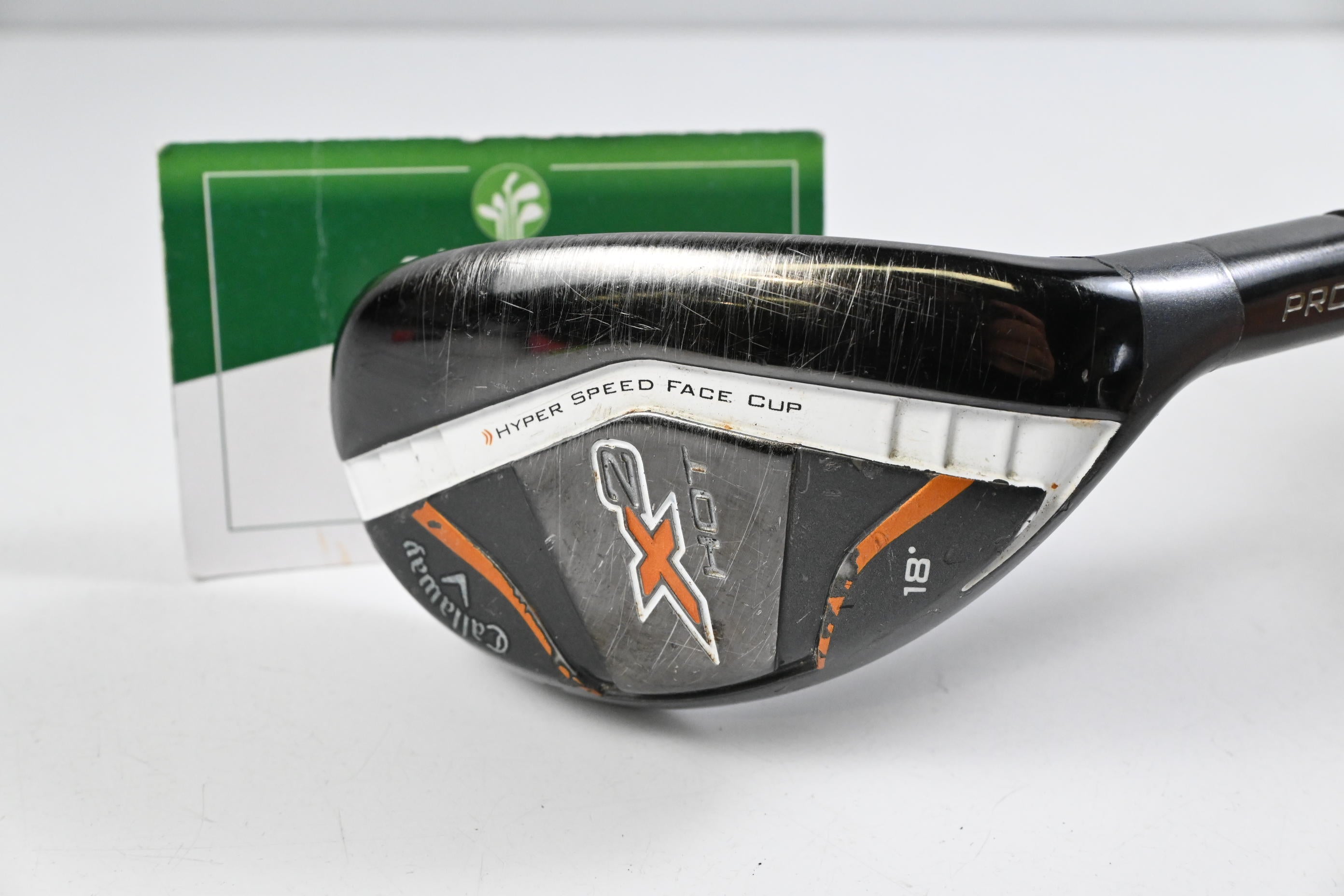 Callaway X2 Hot Pro #3 Hybrid / 18 Degree / Stiff Flex Aldila Tour Green 75