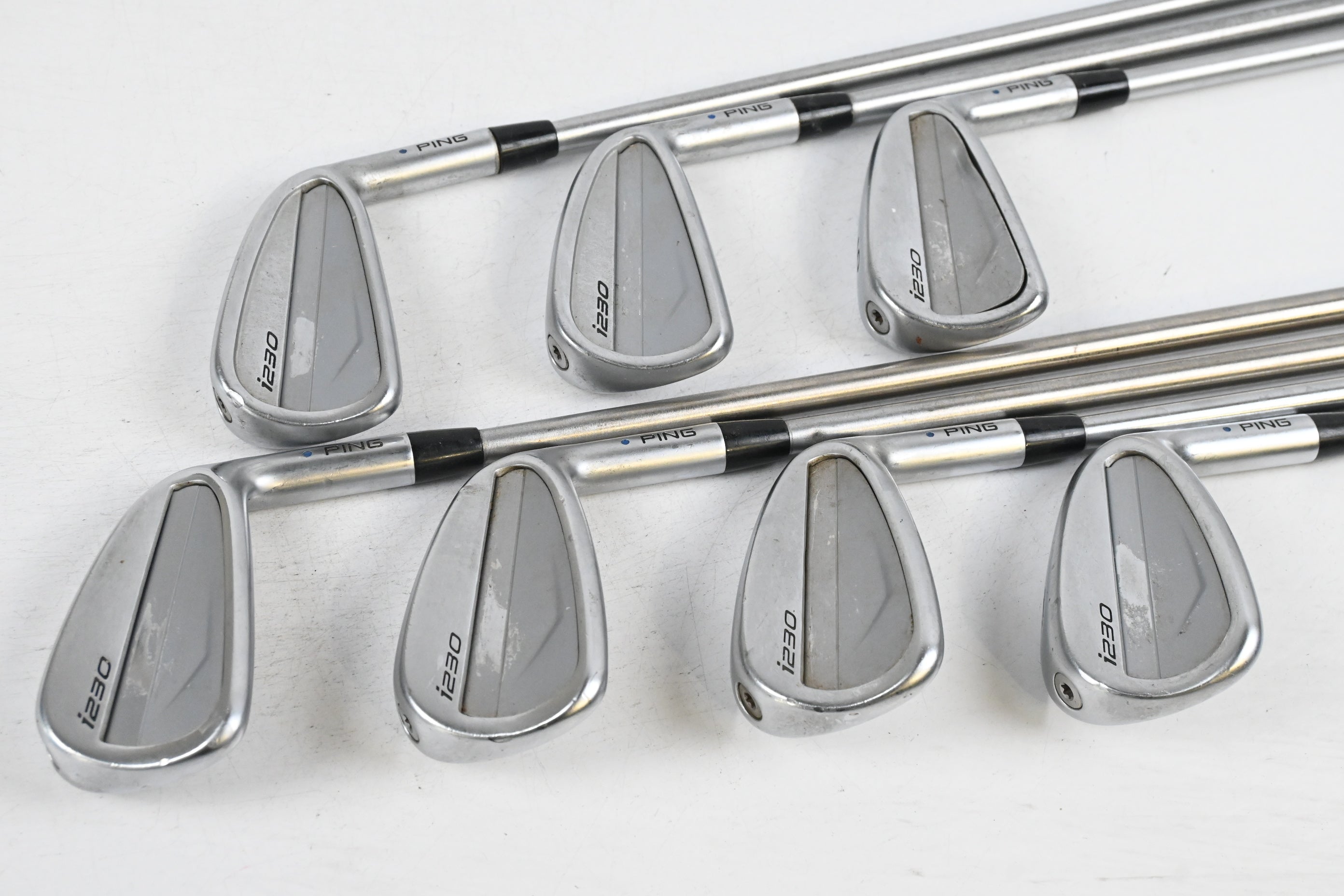 Ping i230 Irons / 4-PW / Blue Dot / X-Flex KBS Tour C-Taper 130 Shafts