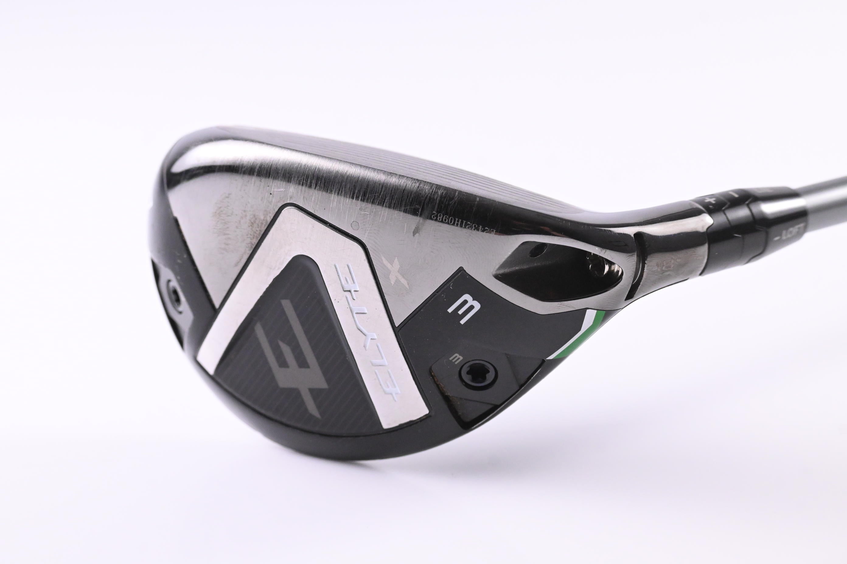 Callaway Elyte X #3 Hybrid / 18 Degree / Stiff Flex Denali Charcoal 70 Shaft
