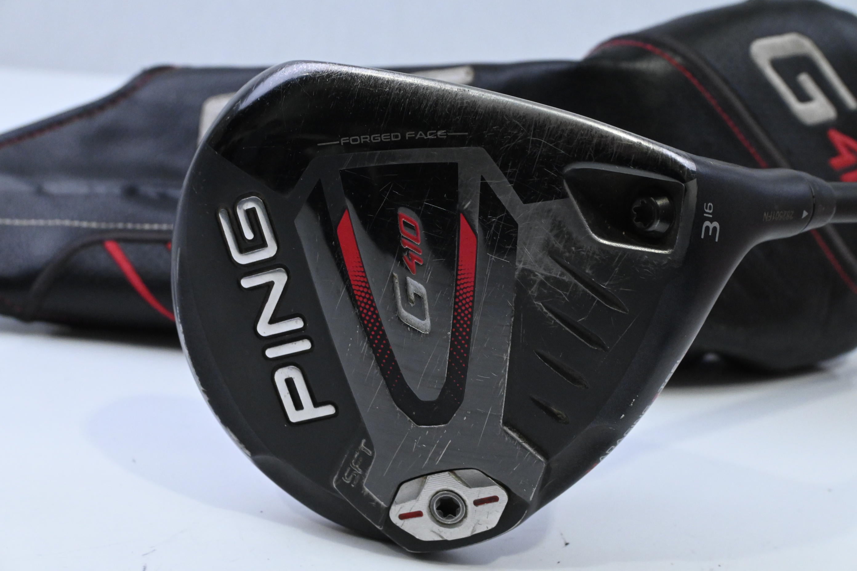 Ping G410 SFT #3 Wood / 16 Degree / Stiff Flex Aldila Rogue 130 MSI 80 Shaft