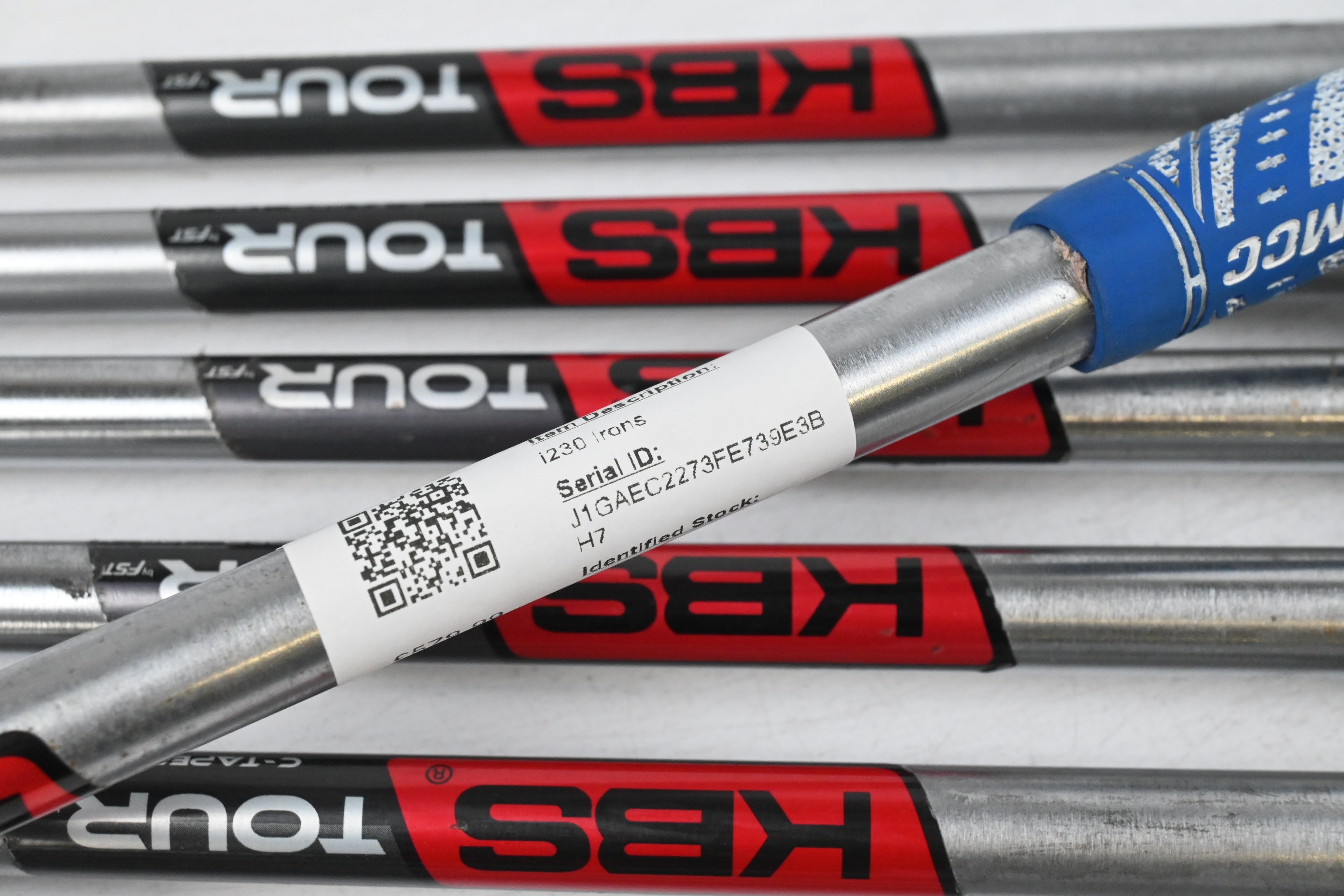 Ping i230 Irons / 4-PW / Blue Dot / X-Flex KBS Tour C-Taper 130 Shafts