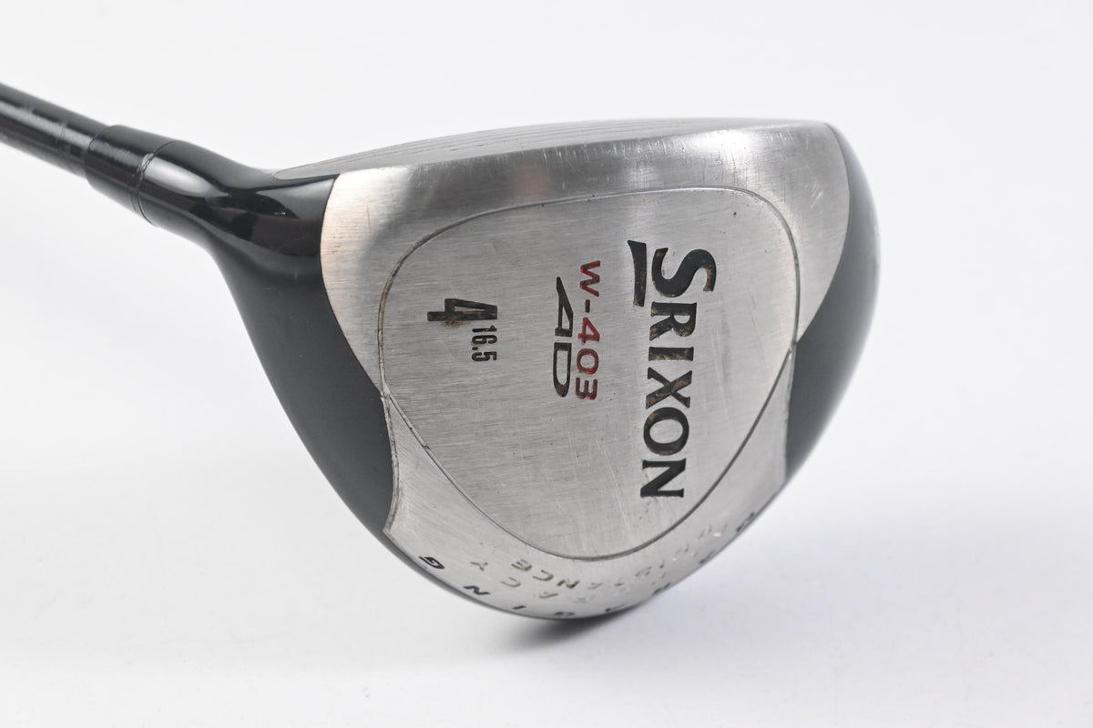 Left Hand Srixon W-403 AD #4 Wood / 16.5 Degree / Stiff Flex SV-3000 Shaft