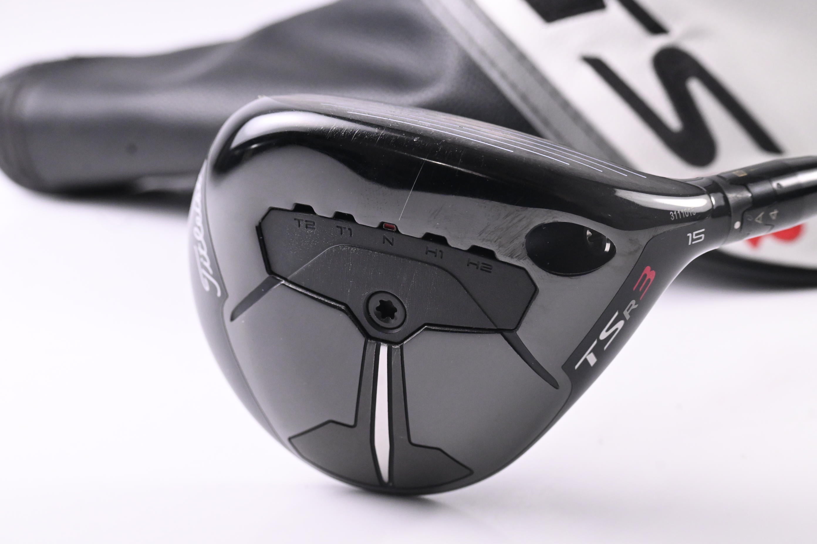 Titleist TSR3 #3 Wood / 15 Degree / Stiff Flex HZRDUS Black 70 Shaft
