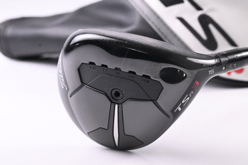 Titleist TSR3 #3 Wood / 15 Degree / Stiff Flex HZRDUS Black 70 Shaft