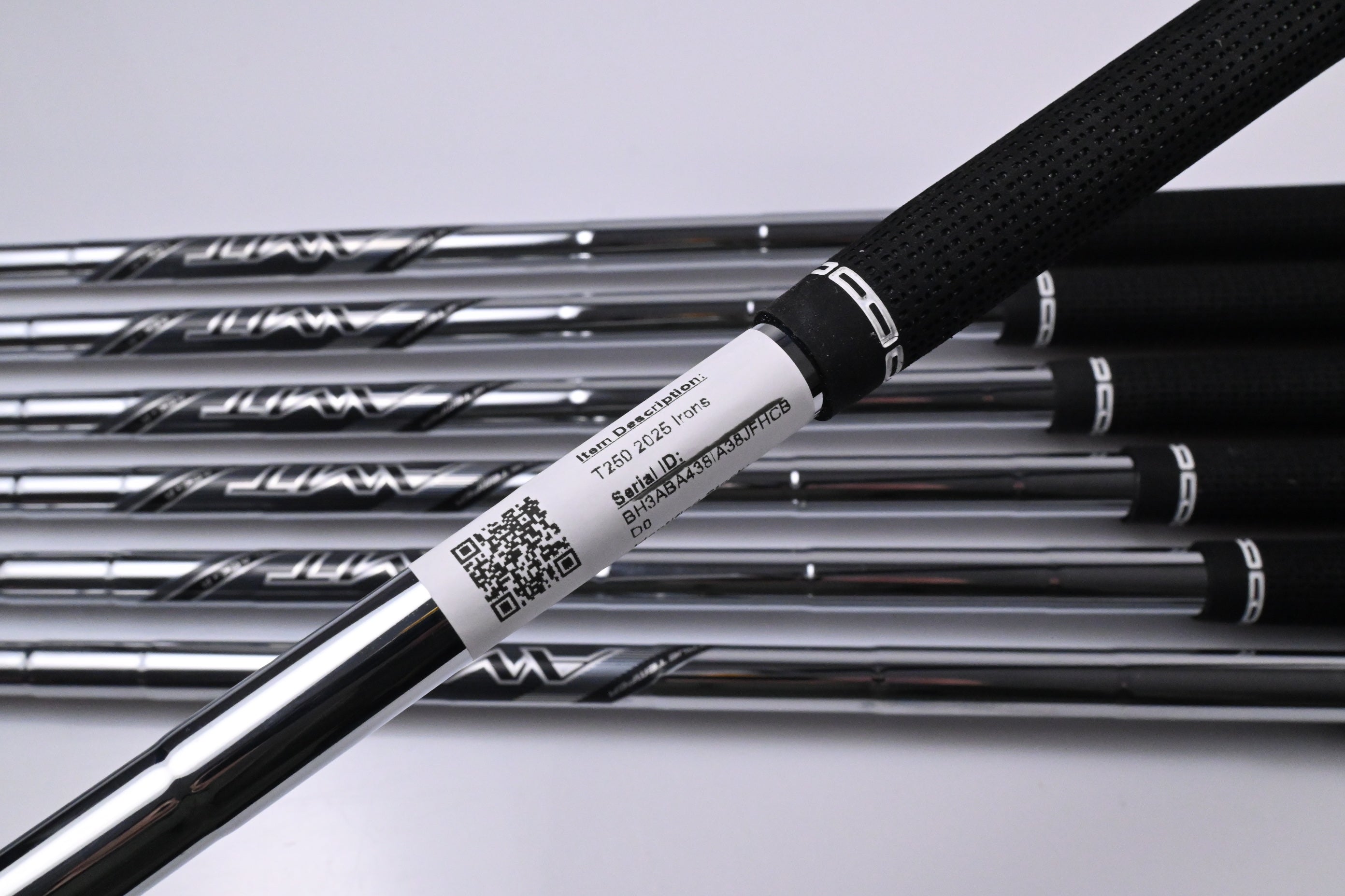 Titleist T250 2025 Irons / 5-PW+48 / Regular Flex AMT Black Shafts