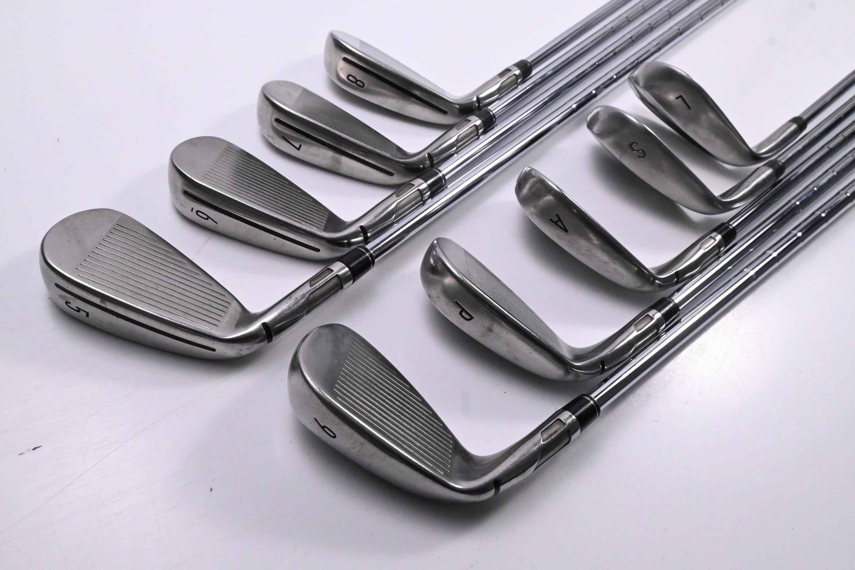 Taylormade Stealth Irons / 5-PW+AW+SW+LW / Regular Flex KBS Tour Lite Shafts