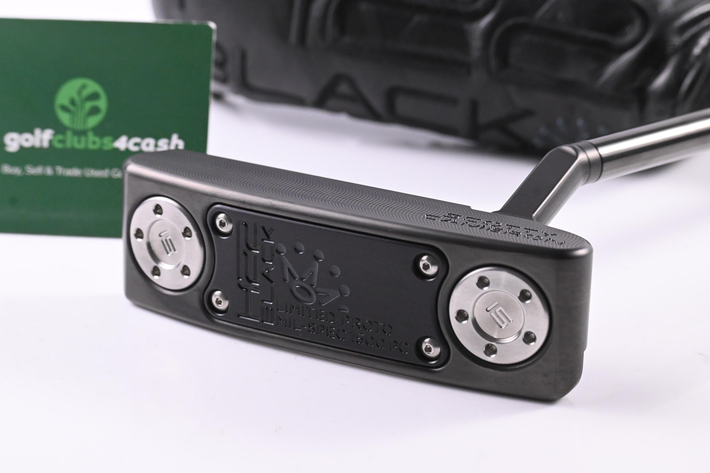 Scotty Cameron 2022 H22 Black Limited Proto Limited Release Putter / 3 ...