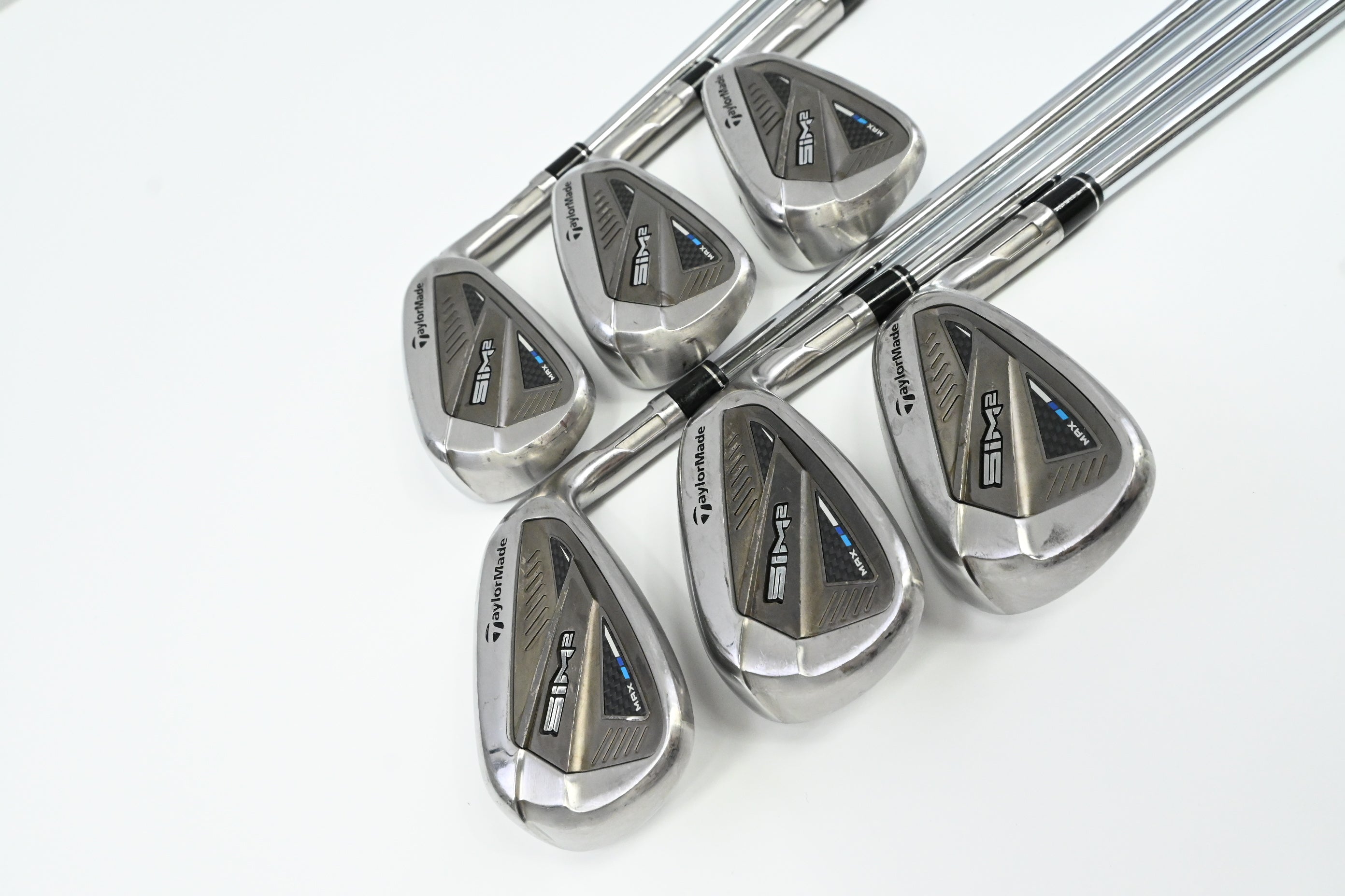 Taylormade SIM2 Max Irons / 5-PW / Stiff Flex KBS Max MT 85 Shafts
