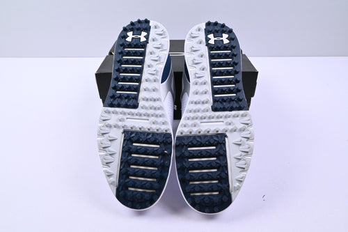 Ladies Under Armour Charged Breathe SL Golf Shoes / UK Size 6.5 / White & Navy