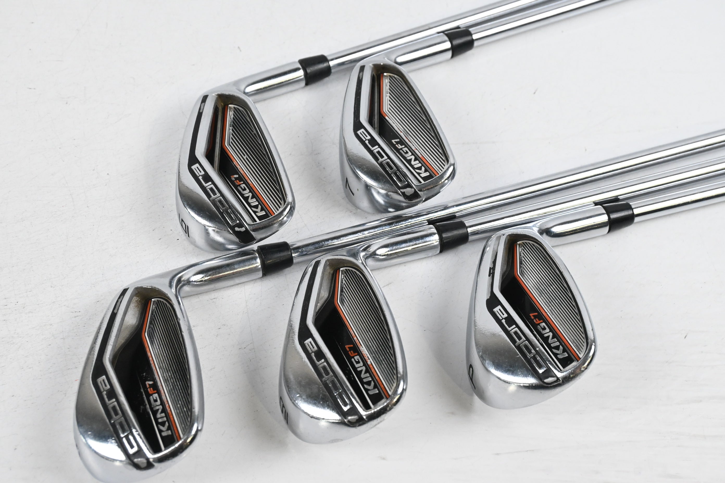 Cobra King F7 Irons / 6-PW / Regular Flex Steel Shafts