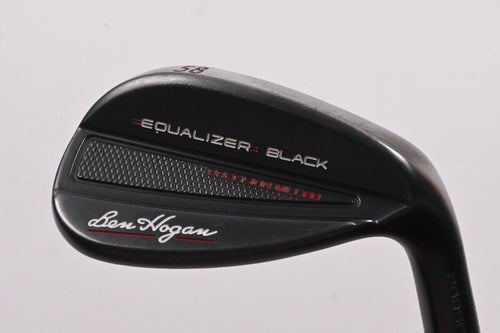 Ben Hogan Equalizer Black Lob Wedge / 58 Degree / Wedge Flex DG Spinner Shaft