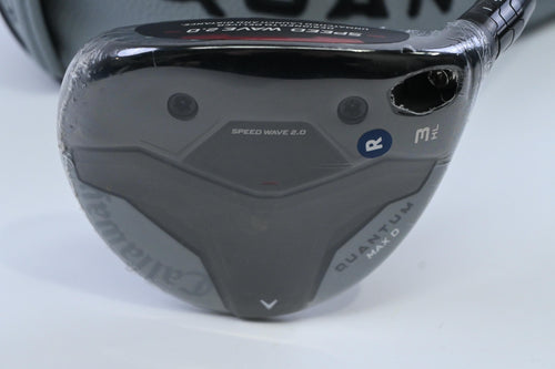 Callaway Quantum Max D #3 Wood / 16.5 Degree / Regular Flex Denali Frost Silver
