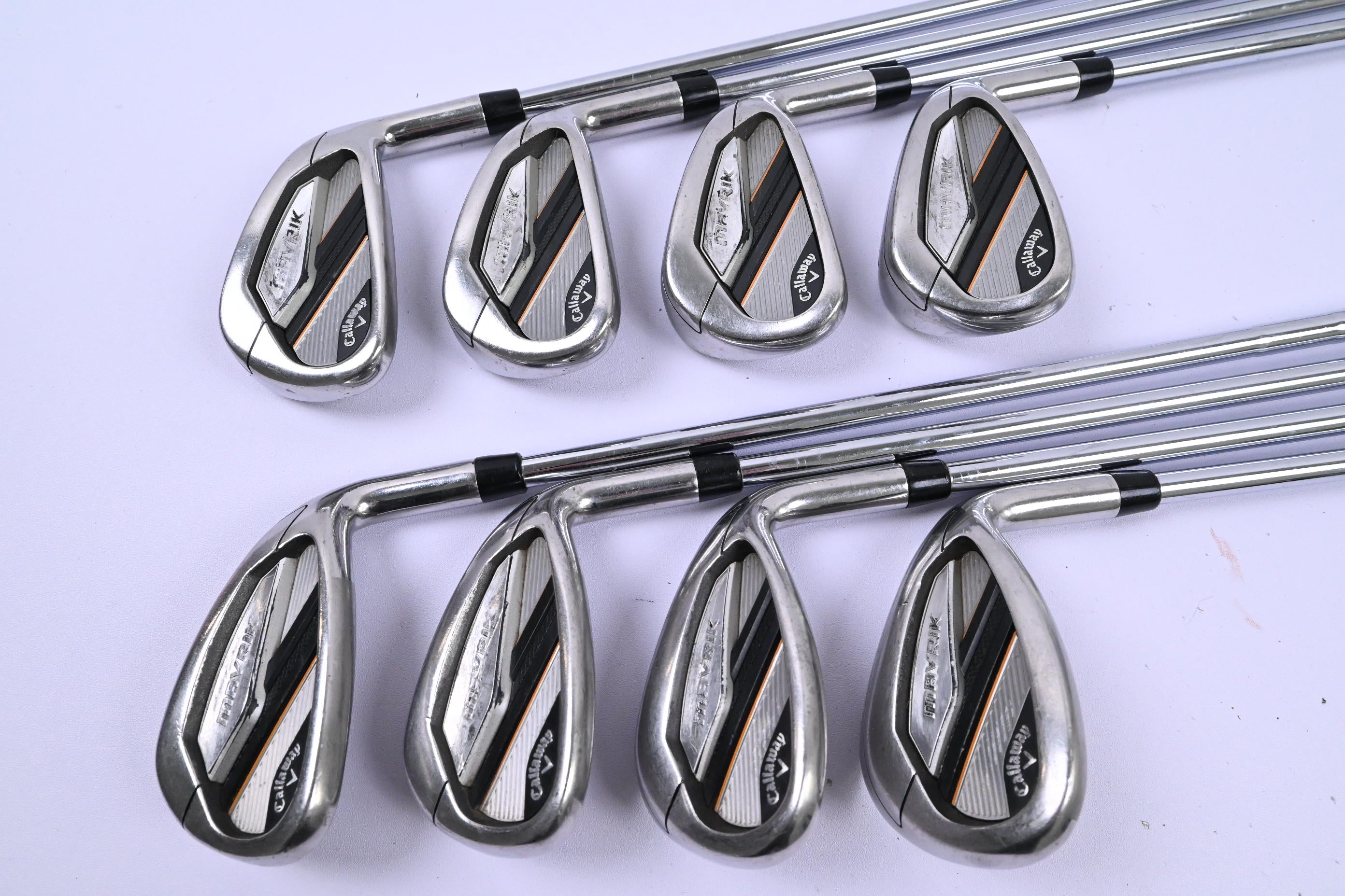Callaway Mavrik Irons / 5-PW+GW+SW / Regular Flex Elevate 95 Shafts