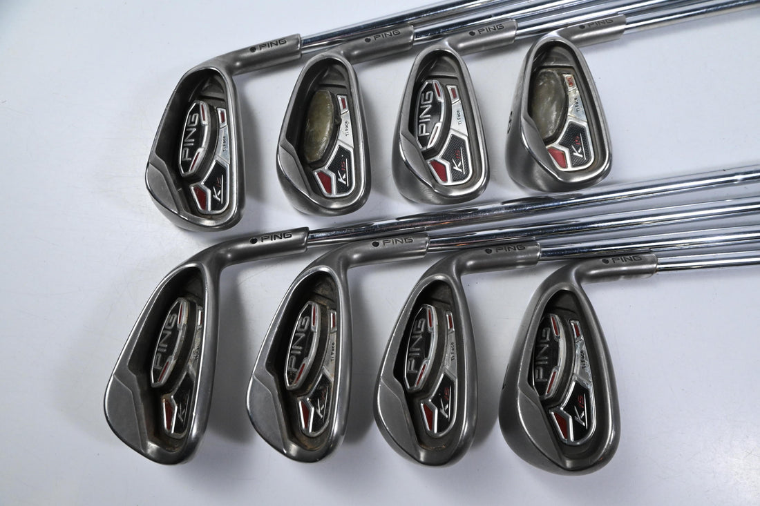Ping K15 Irons / 5-PW+SW+LW / Black Dot / Regular Flex Ping AWT Shafts