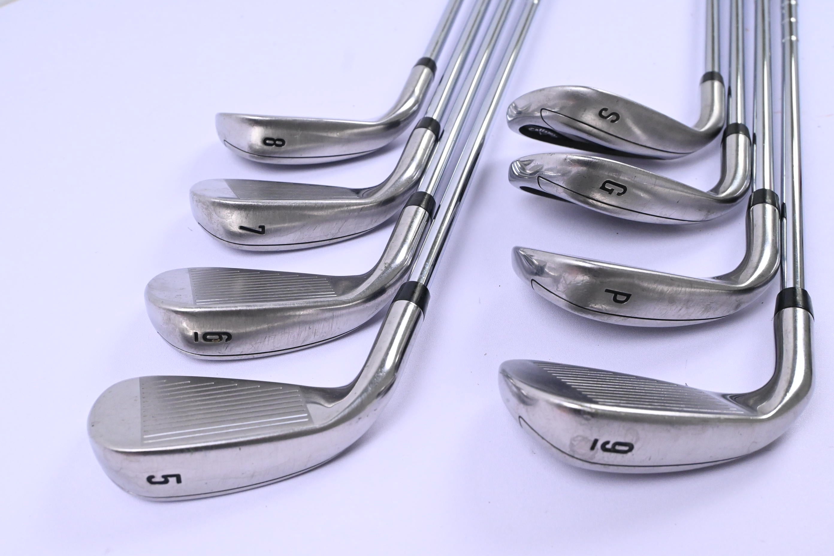 Callaway Mavrik Irons / 5-PW+GW+SW / Regular Flex Elevate 95 Shafts