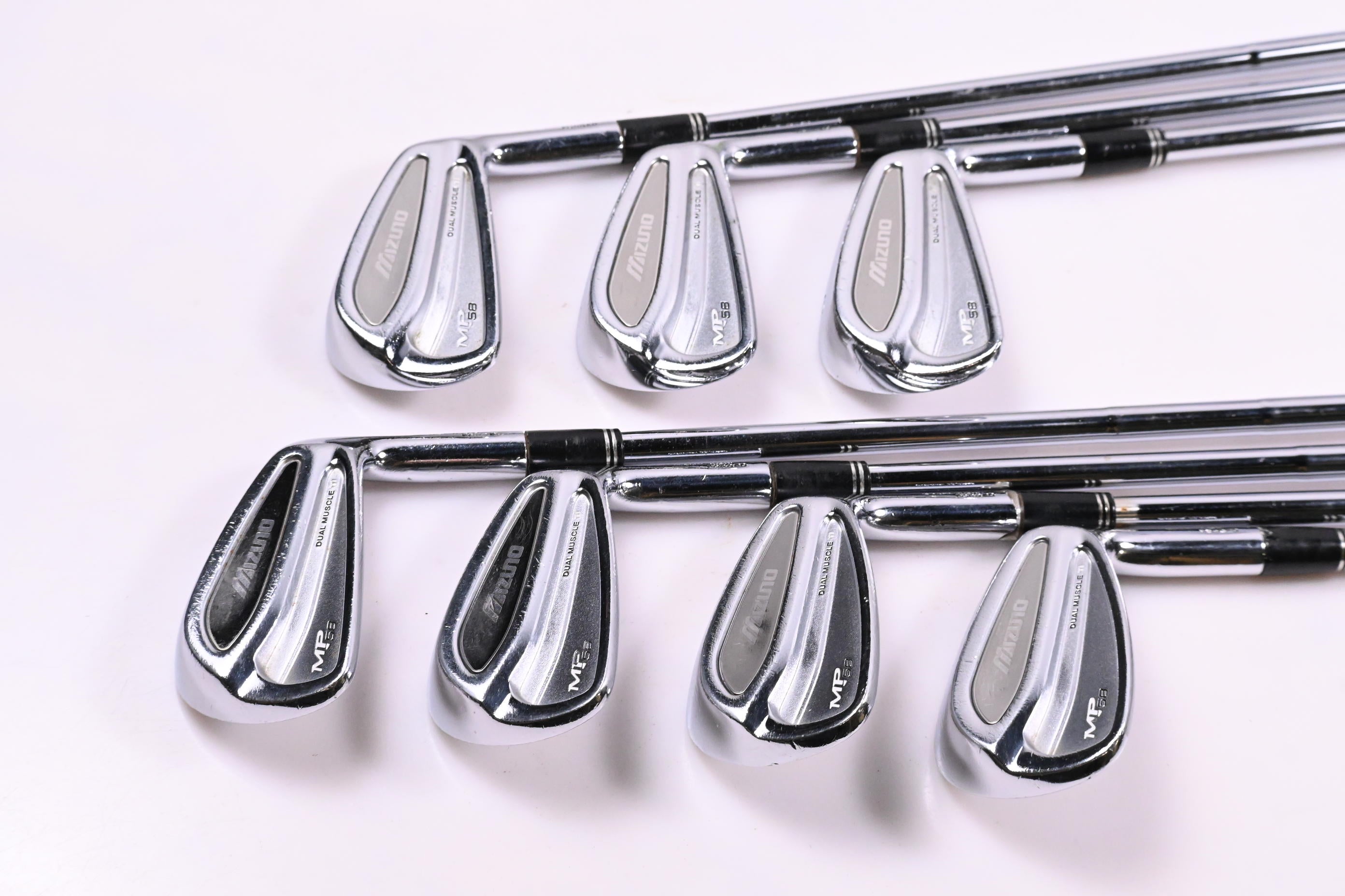 Mizuno MP-58 Irons / 4-PW / X-Flex Dynamic Gold X100U Shafts