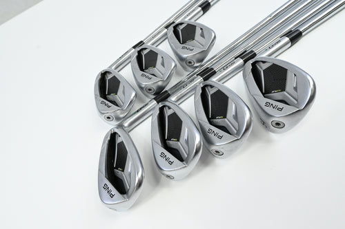 Ping G430 Irons / 7-PW+45°+50°+54° / Green Dot / Stiff Flex Dynamic Gold S300