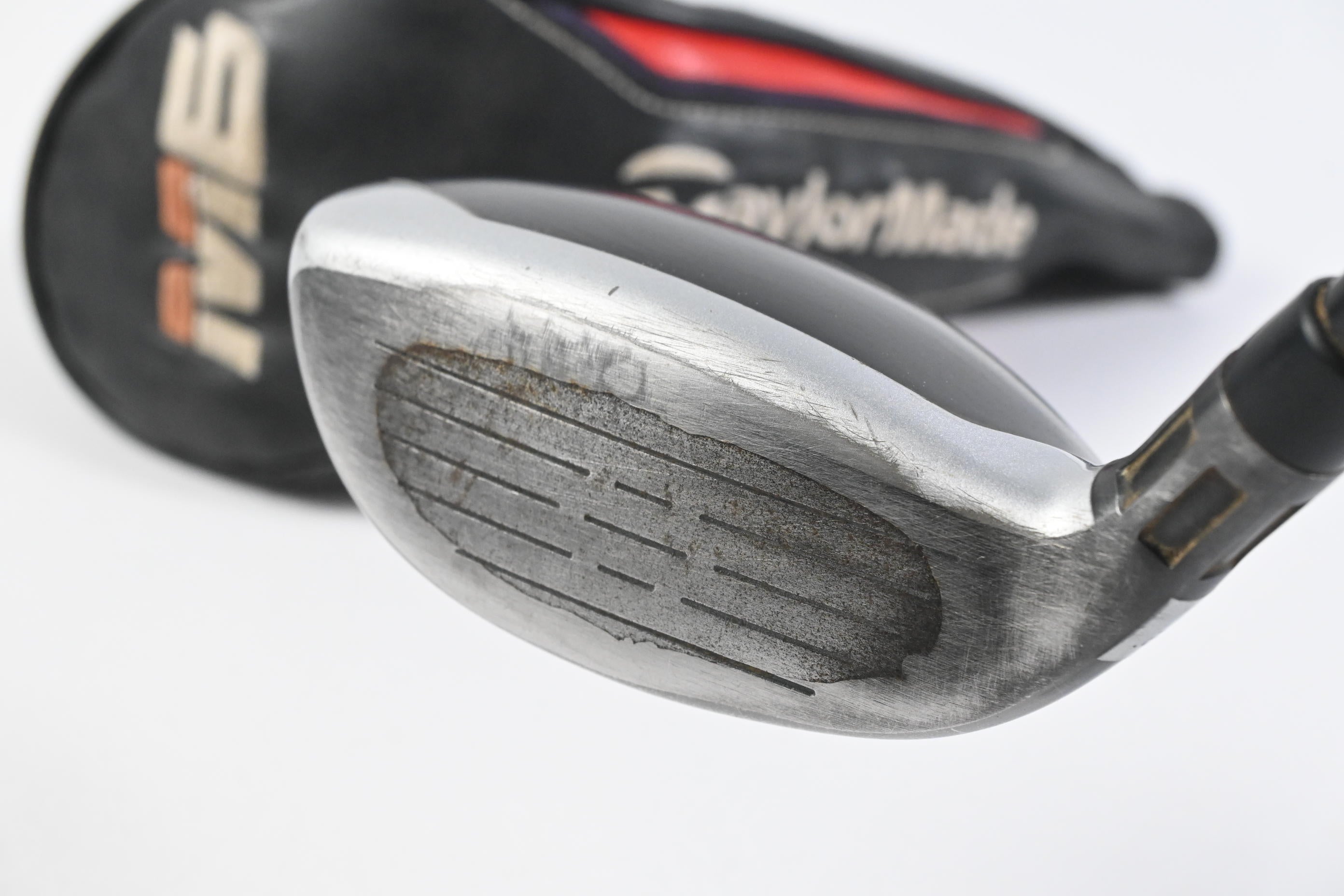 Taylormade M6 #4 Hybrid / 22 Degree / Regular Flex Fujikura Atmos Orange 6 Shaft