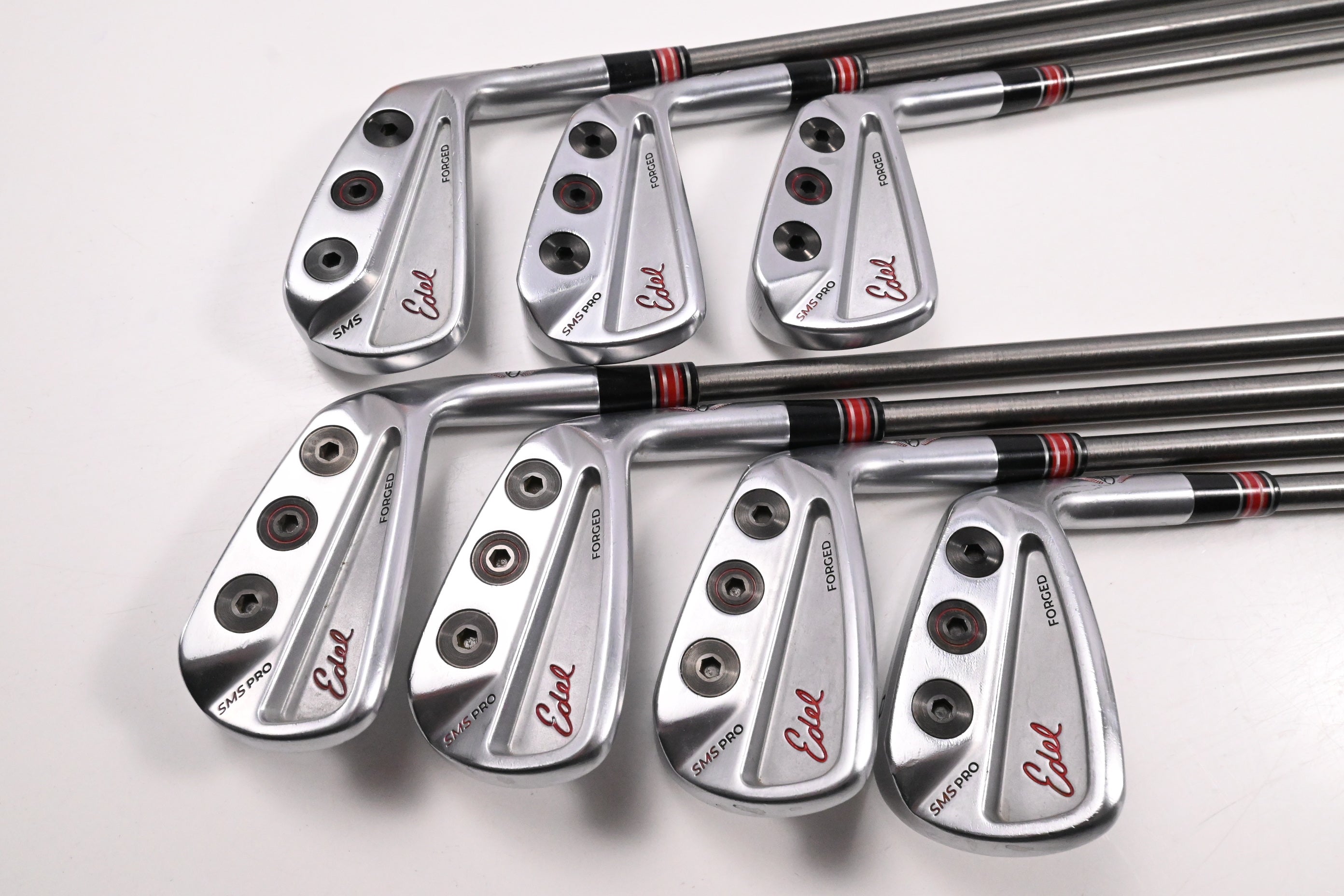 Edel SMS/Pro Combo Irons / 4-PW / X-Flex Aerotech Steelfiber i110cw Shafts
