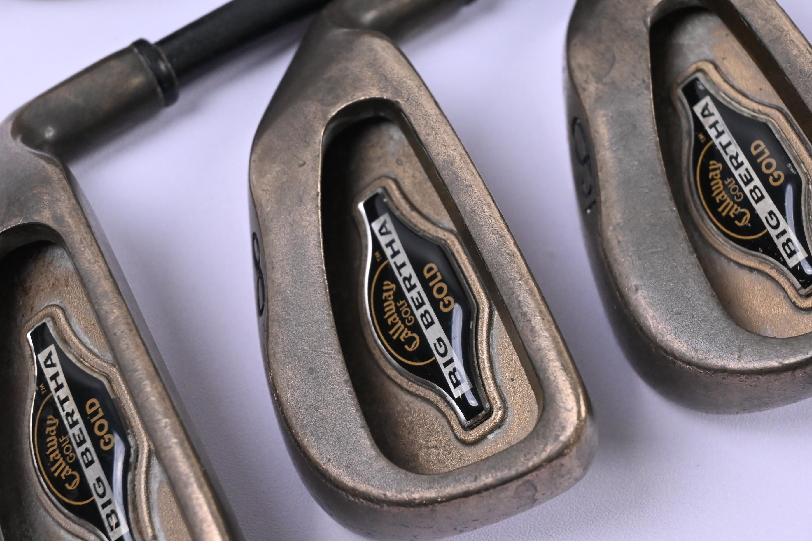 Callaway Big Bertha Gold Irons / 3-PW+SW / Firm Flex Callaway RCH 96 Shafts