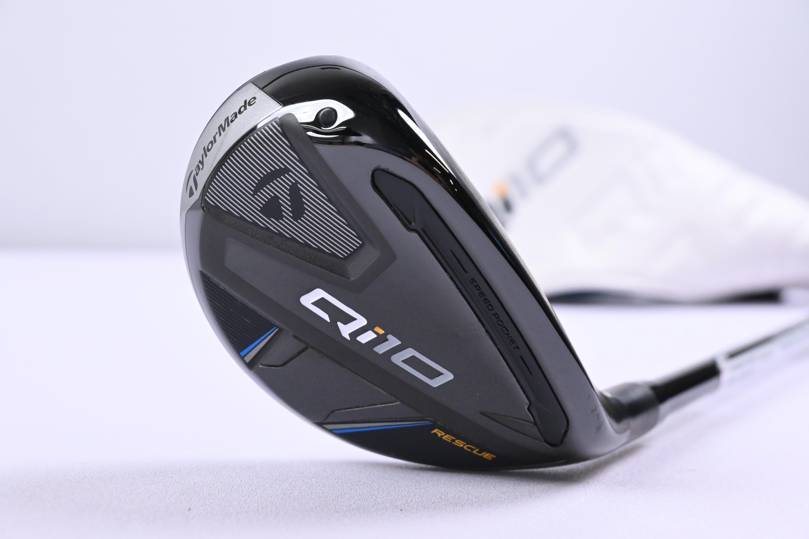 Taylormade Qi10 #4 Hybrid / 22 Degree / Regular Flex Fujikura Ventus TR Blue 6
