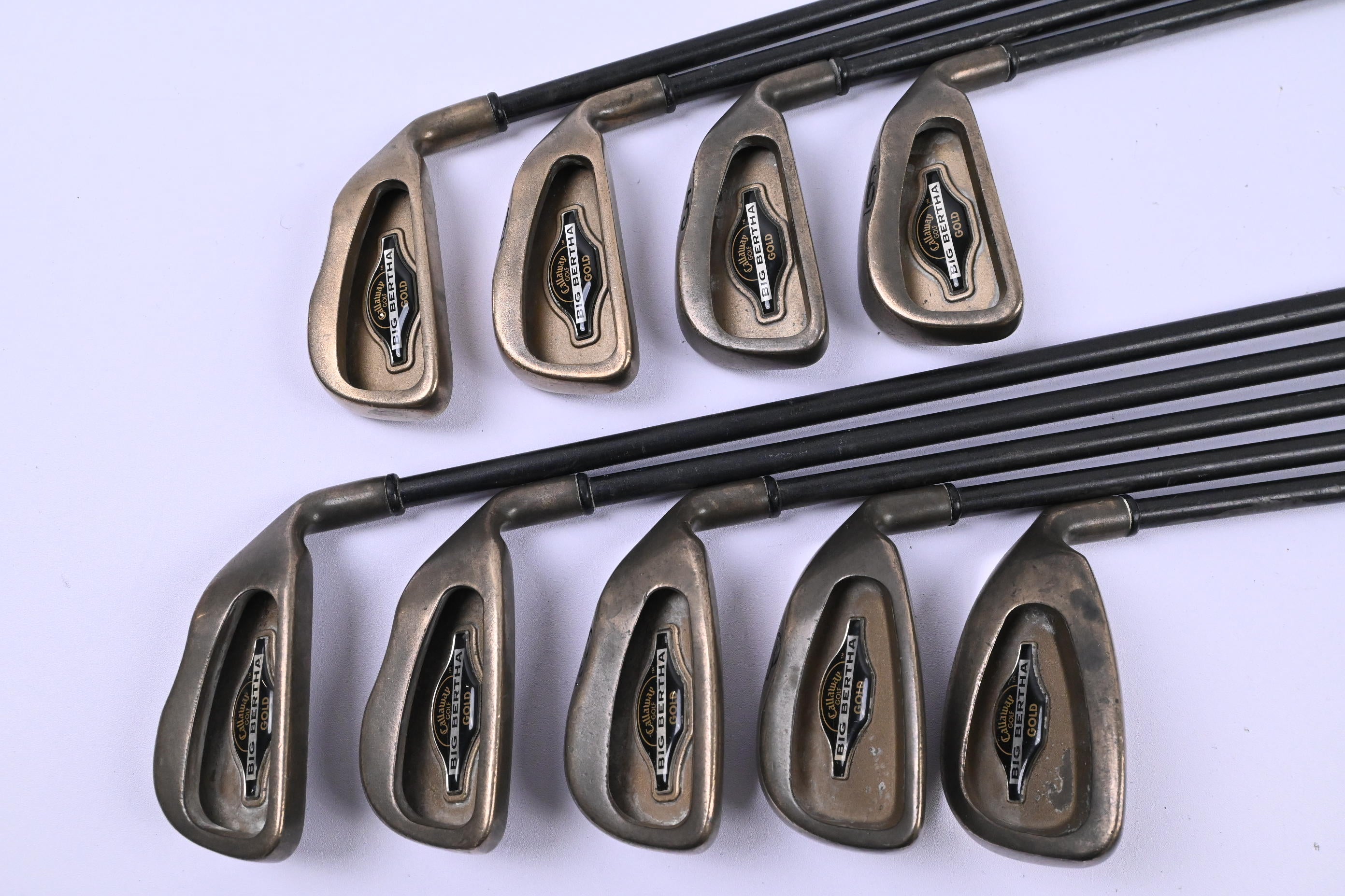 Callaway Big Bertha Gold Irons / 3-PW+SW / Firm Flex Callaway RCH 96 Shafts