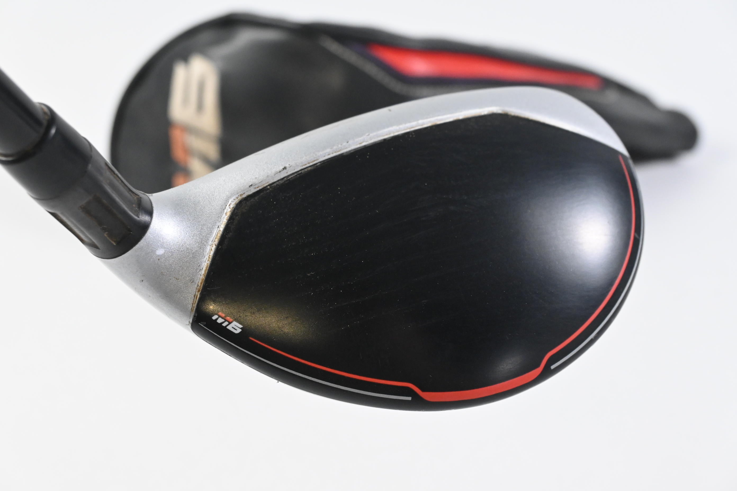 Taylormade M6 #4 Hybrid / 22 Degree / Regular Flex Fujikura Atmos Orange 6 Shaft