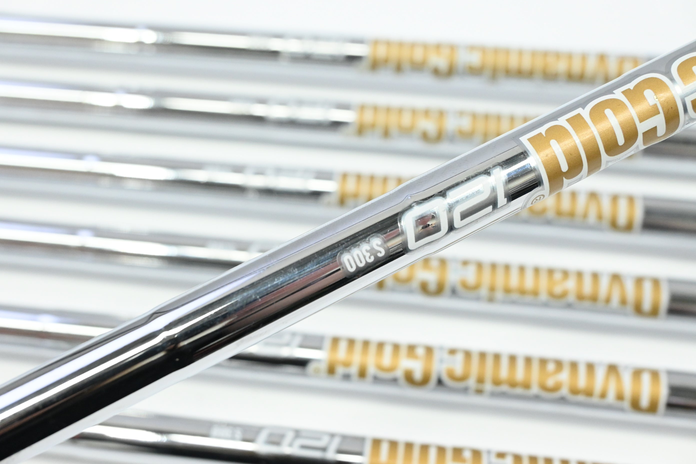 Ping G430 Irons / 7-PW+45°+50°+54° / Green Dot / Stiff Flex Dynamic Gold S300
