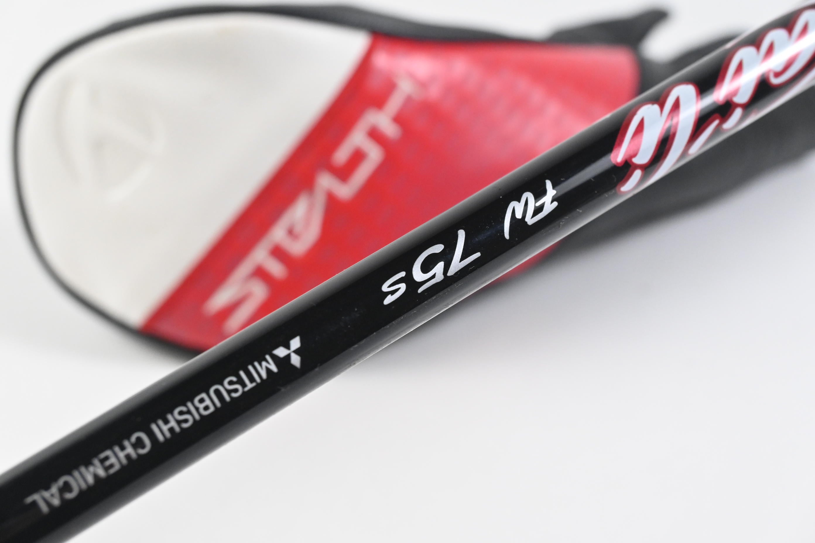 Left Hand Taylormade Stealth 2 Plus #3 Wood / 15 Degree / Stiff Flex Kai'li Red