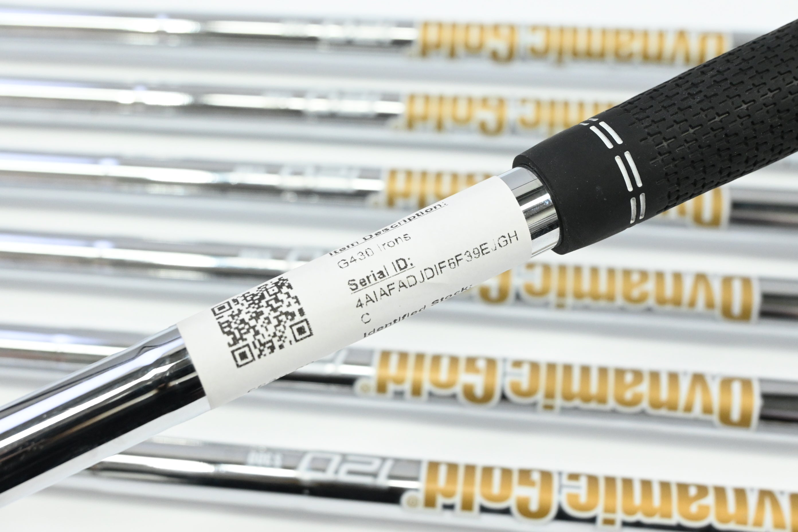 Ping G430 Irons / 7-PW+45°+50°+54° / Green Dot / Stiff Flex Dynamic Gold S300