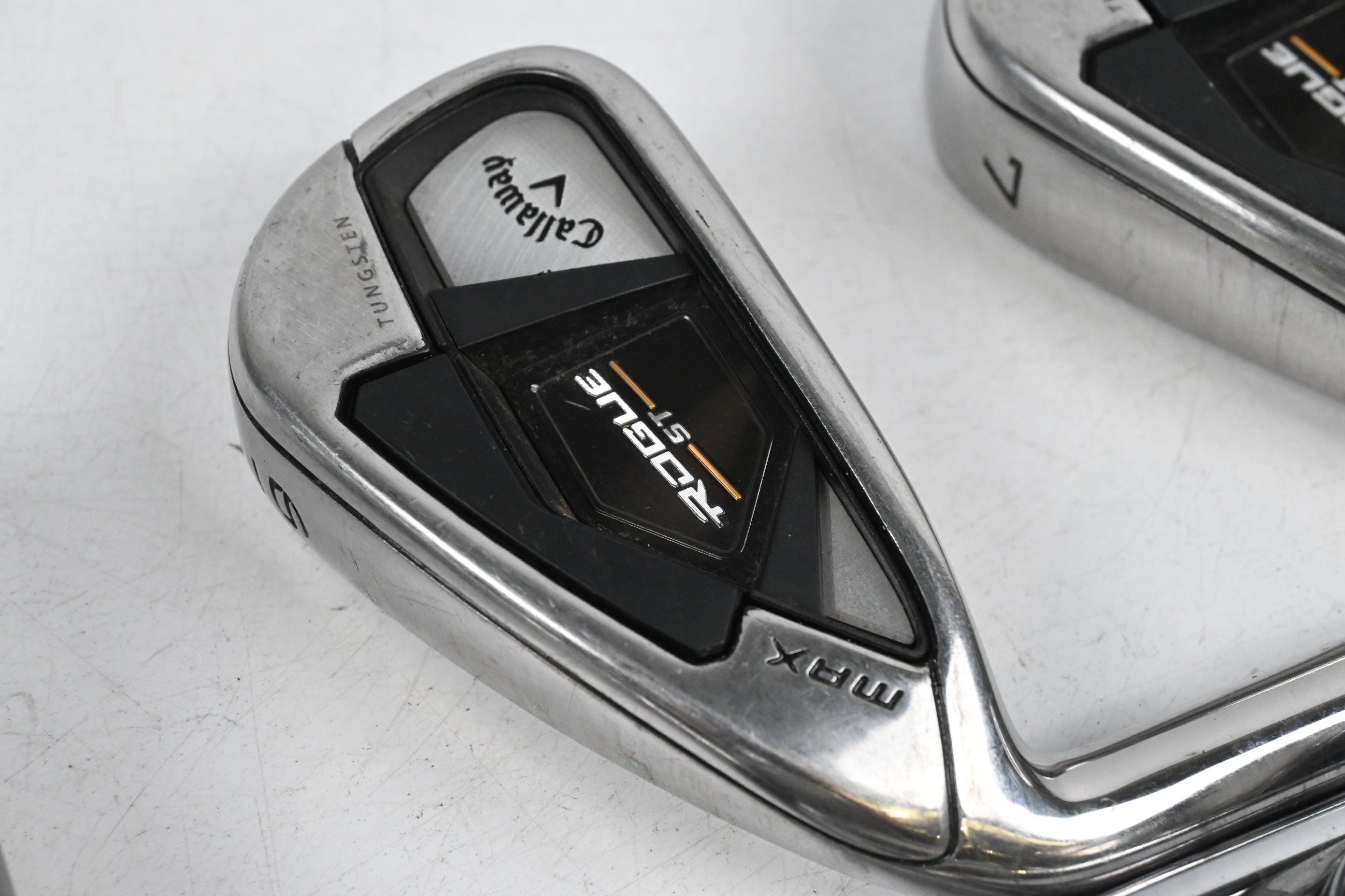 Left Hand Callaway Rogue ST Max Irons / 5-PW+SW / Stiff Flex Elevate MPH 95