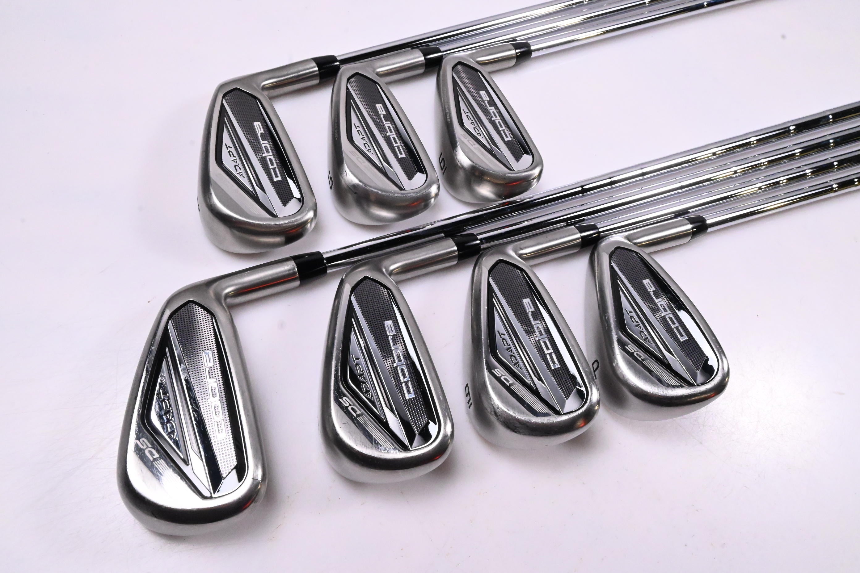 Cobra DS-Adapt Irons / 4-PW / Stiff Flex KBS Tour Lite Shafts