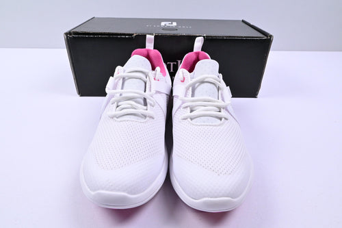 Ladies Footjoy Flex Golf Shoes / UK Size 6.5 / White & Pink