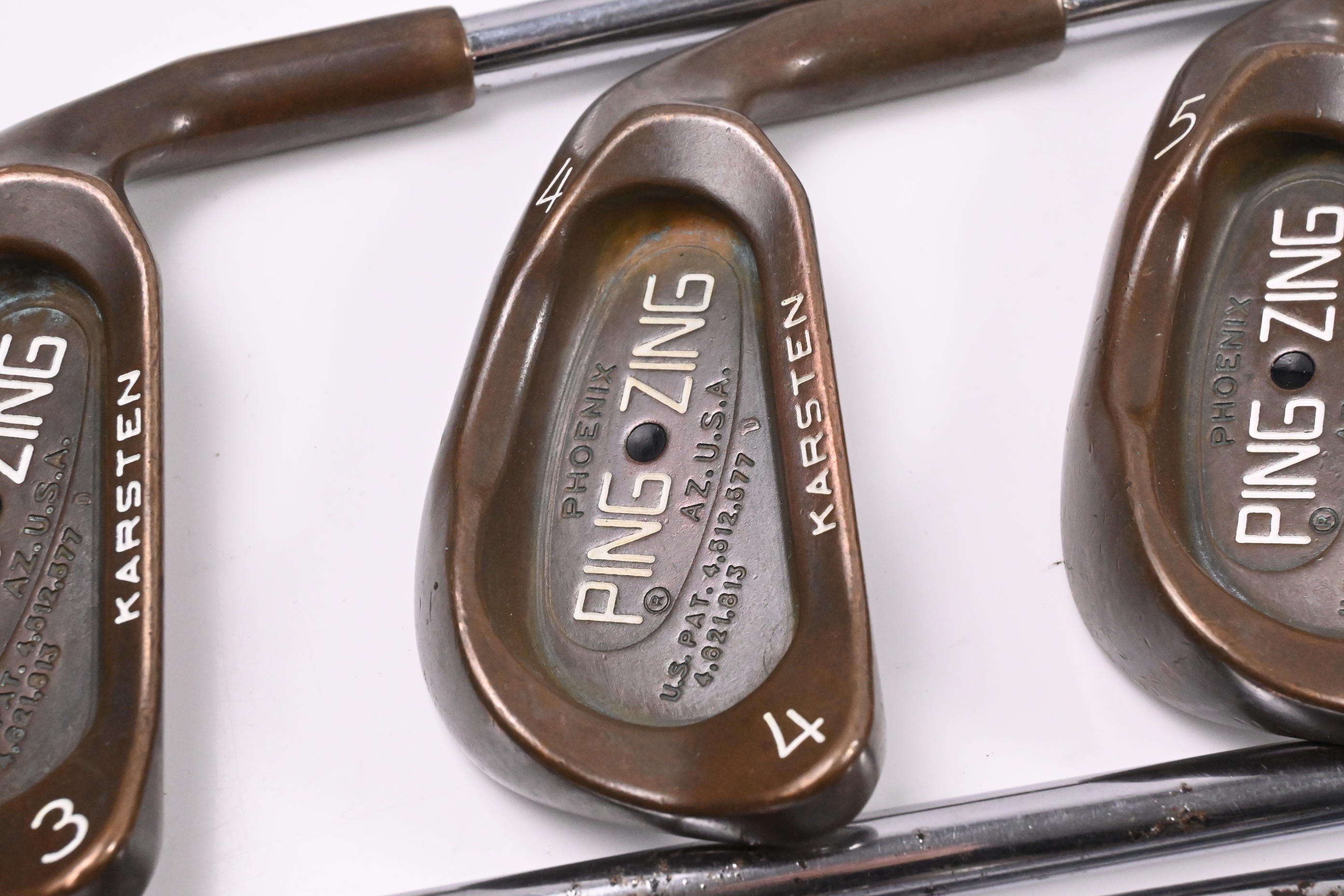 Ping Zing BeCu Irons / 3-9i / Black Dot / Stiff Flex Ping JZ Shafts