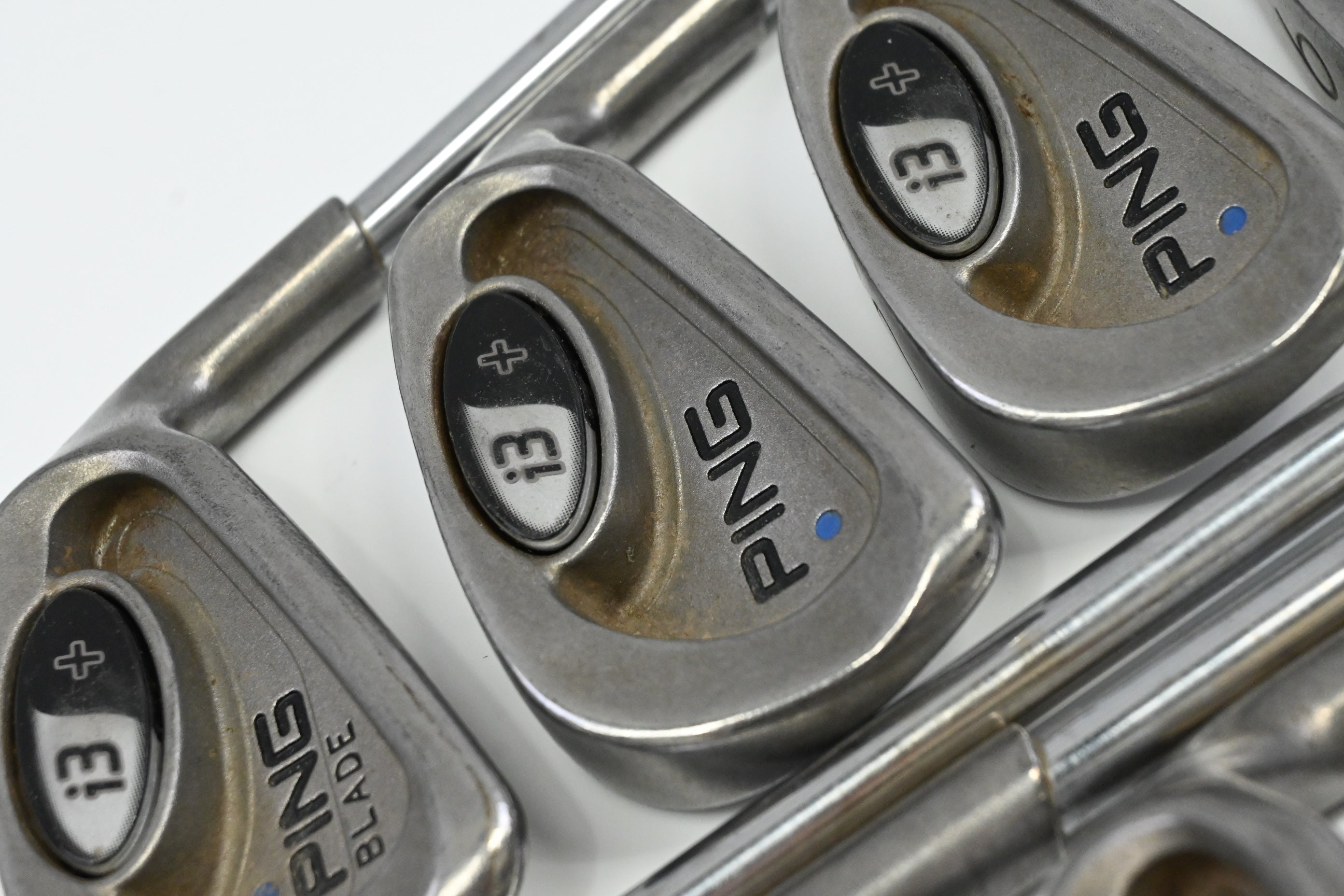 Ping i3+ Irons / 3-PW+SW / Blue Dot / Regular Flex Steel Shafts