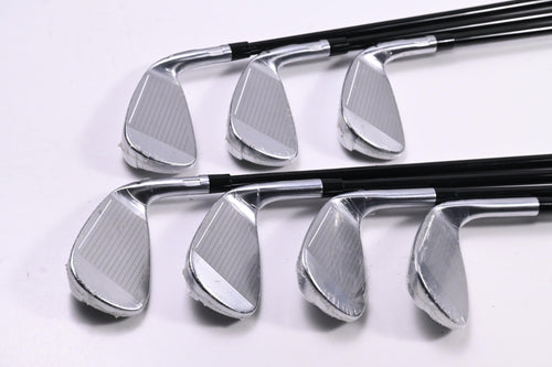 Left Hand Taylormade Qi Max Irons / 5-PW+AW / Regular Flex MMT 65 Shafts