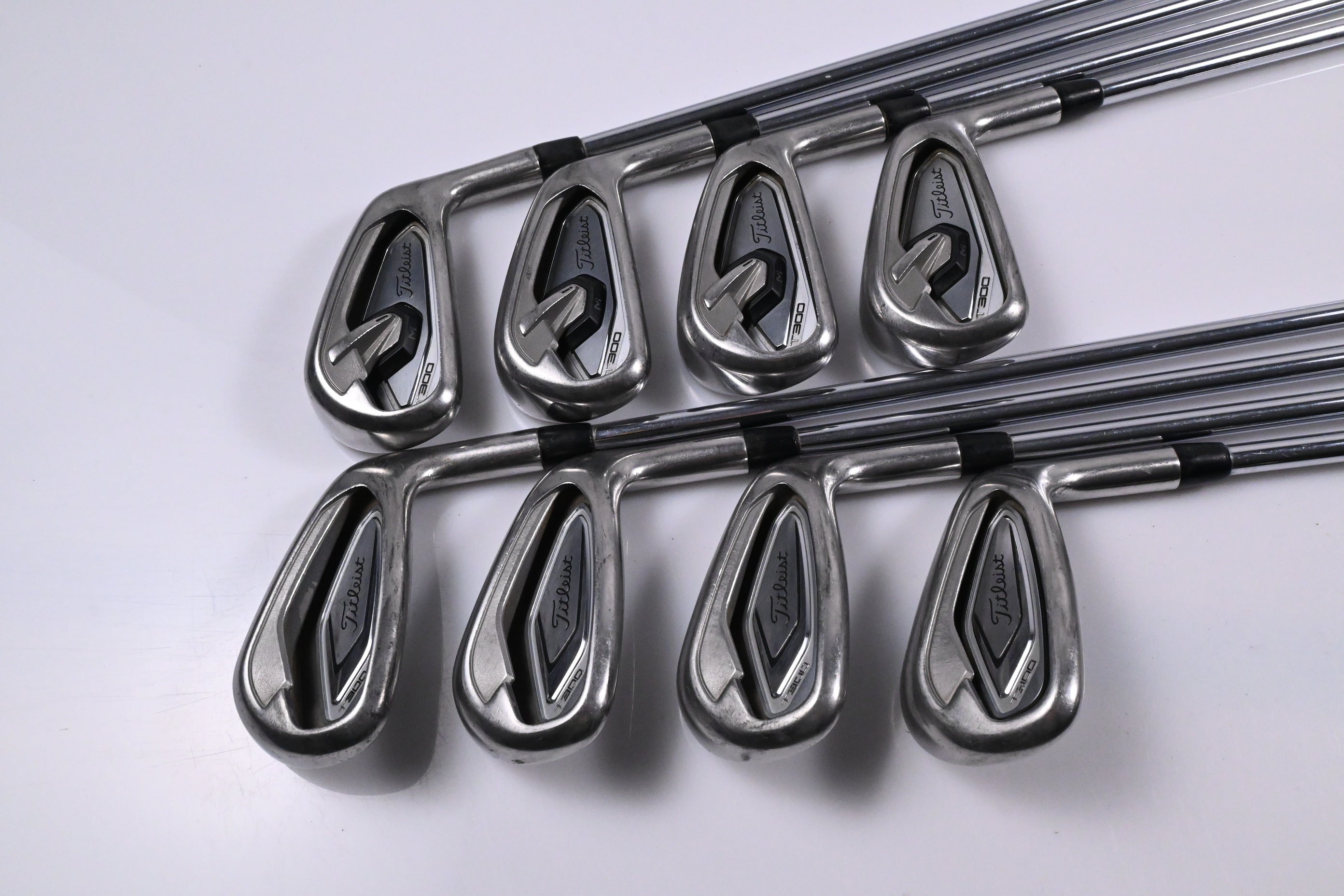 Titleist T300 2019 Irons / 4-PW+GW / Regular Flex AMT Red R300 Shafts