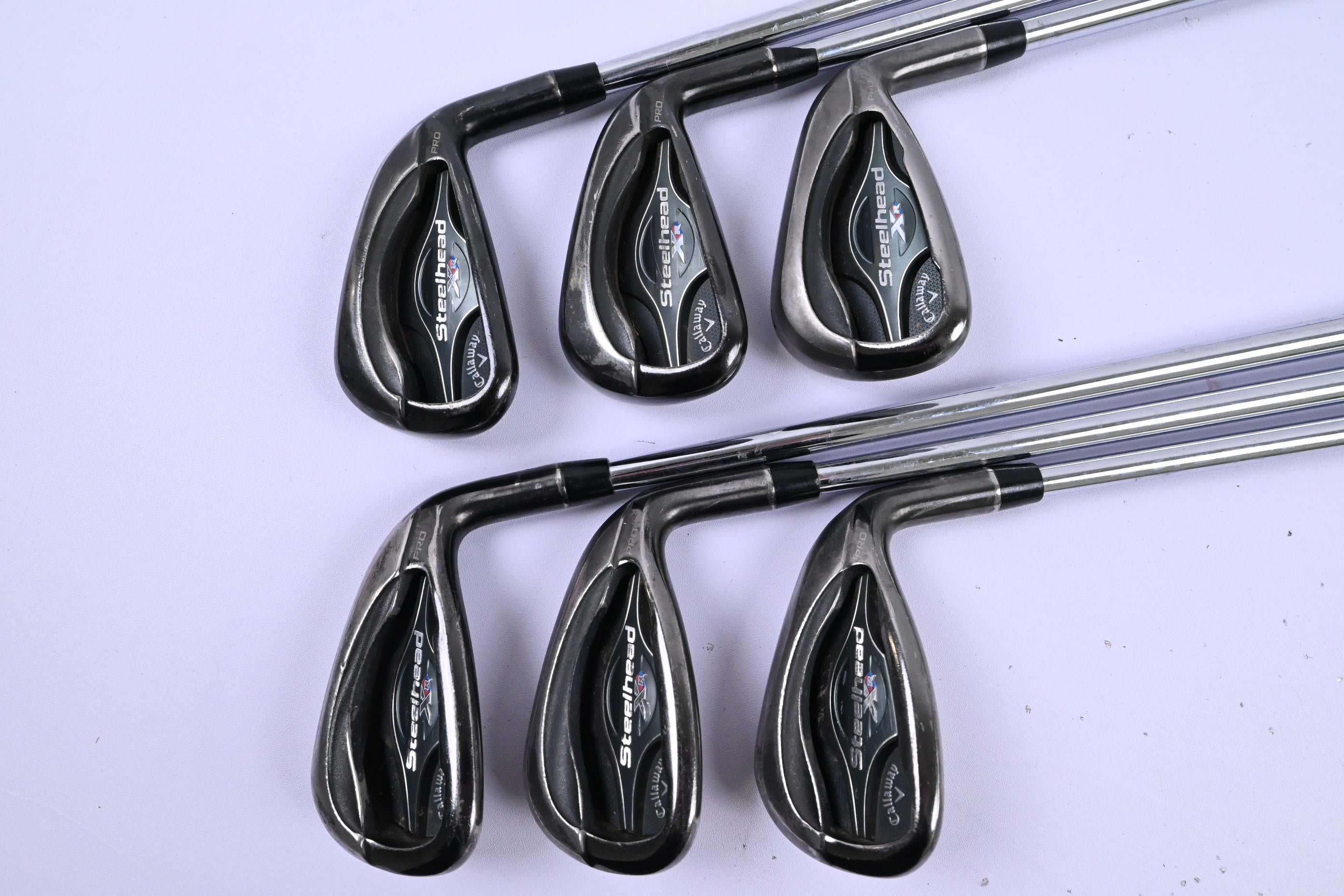 Callaway Steelhead XR Pro Irons / 6-PW+GW / Stiff Flex Project X Rifle Shafts