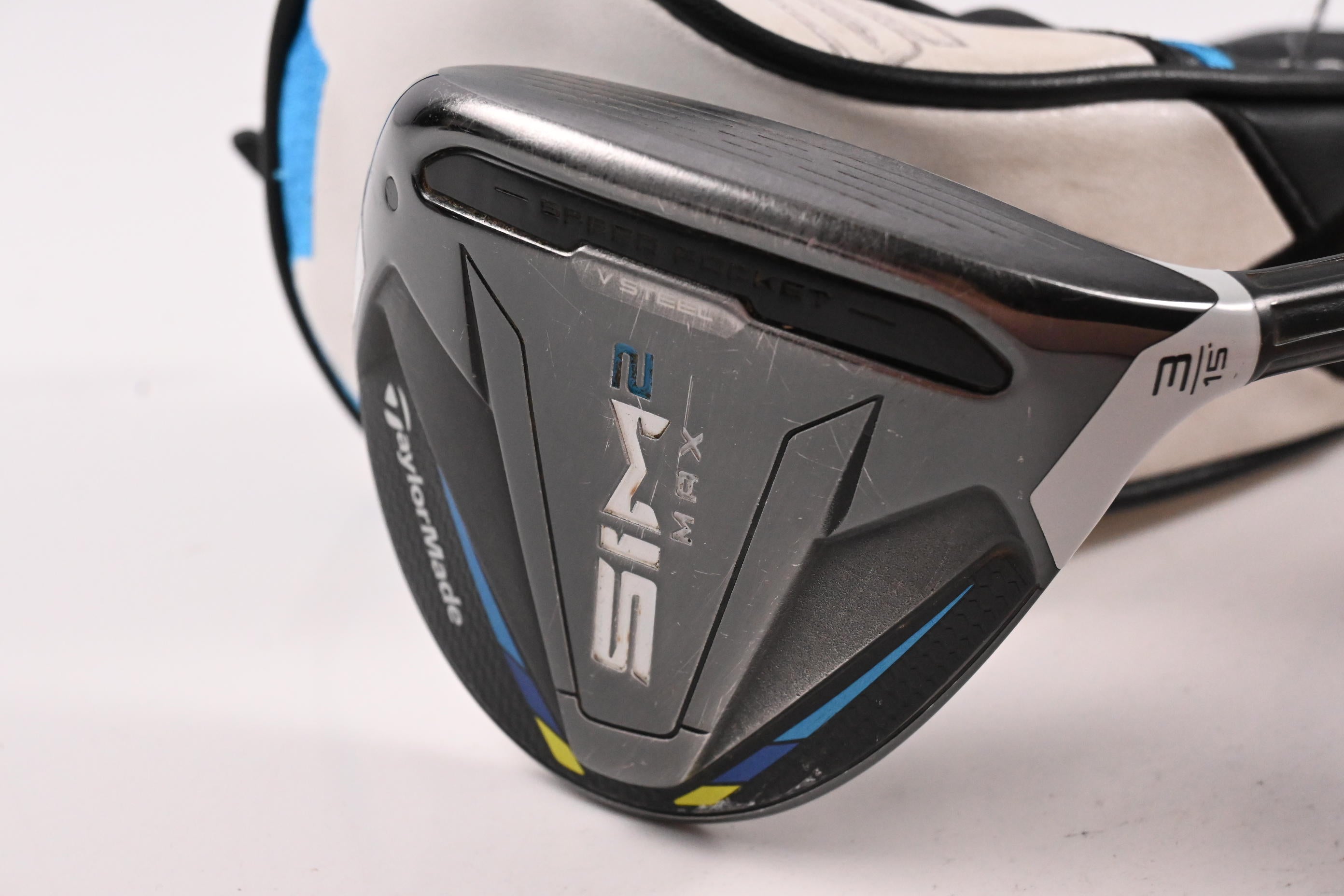 Taylormade SIM2 Max #3 Wood / 15 Degree / Stiff Flex Ventus Blue 6 Shaft