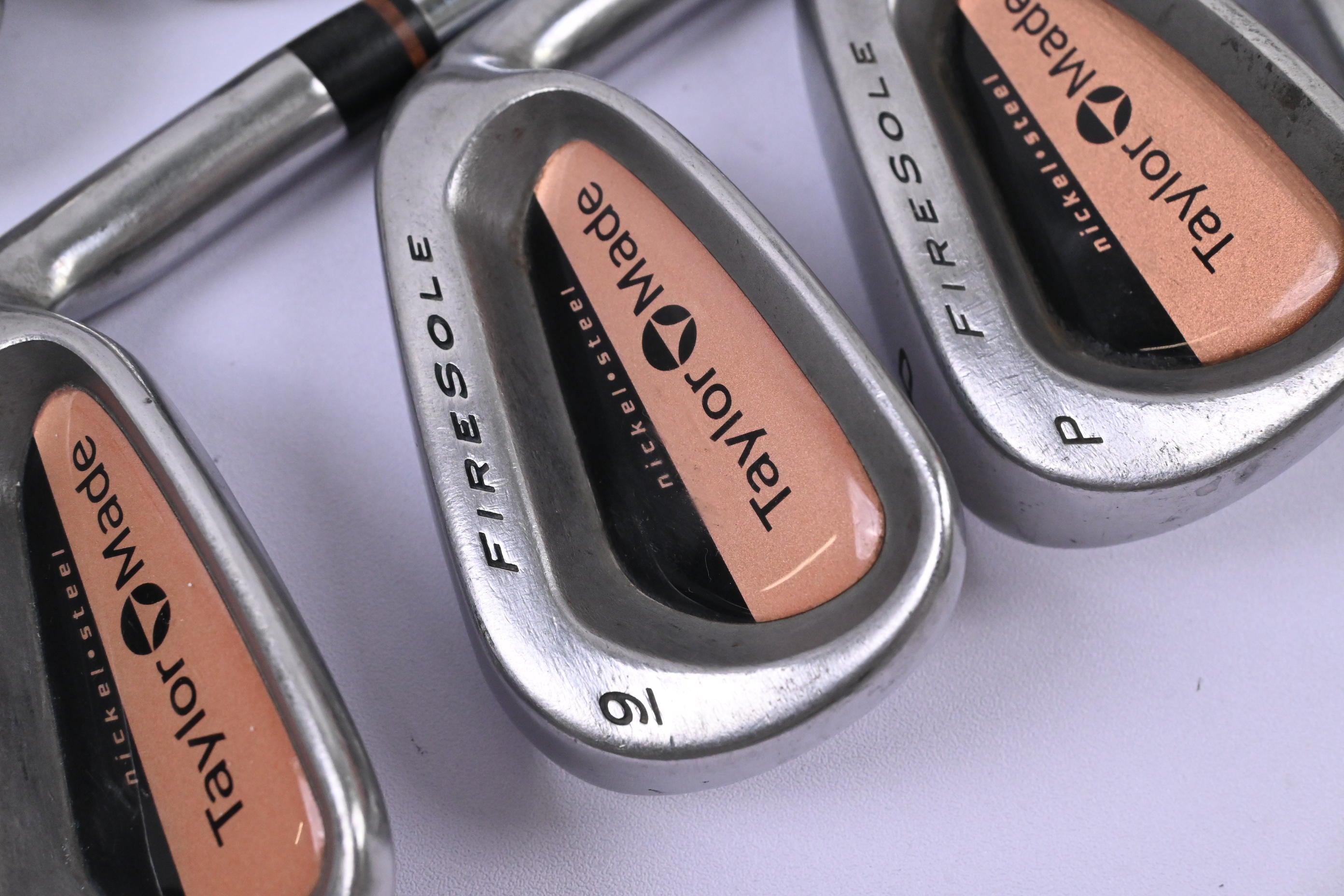 Taylormade Firesole Irons / 4-PW+SW / Regular Flex Taylormade Rifle 80 Shafts