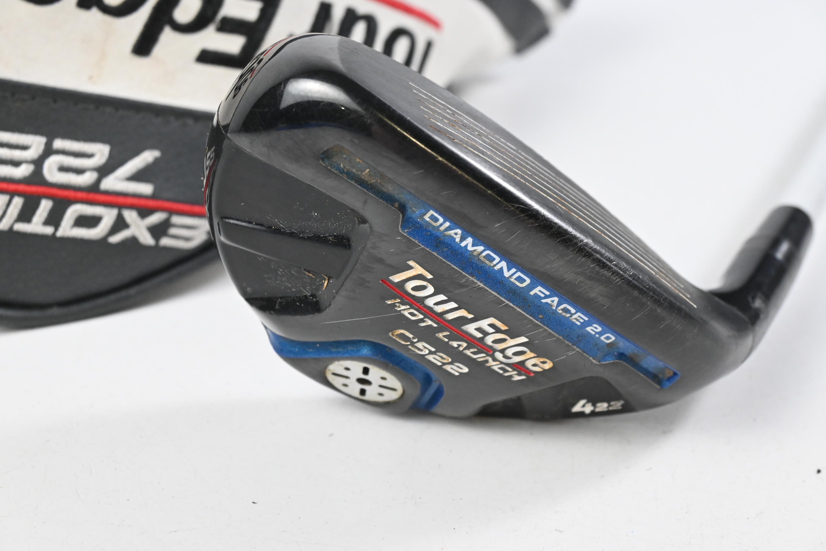 Tour Edge C522 #4 Hybrid / 22 Degree / Regular Flex Fubuki HL Series 55 Shaft