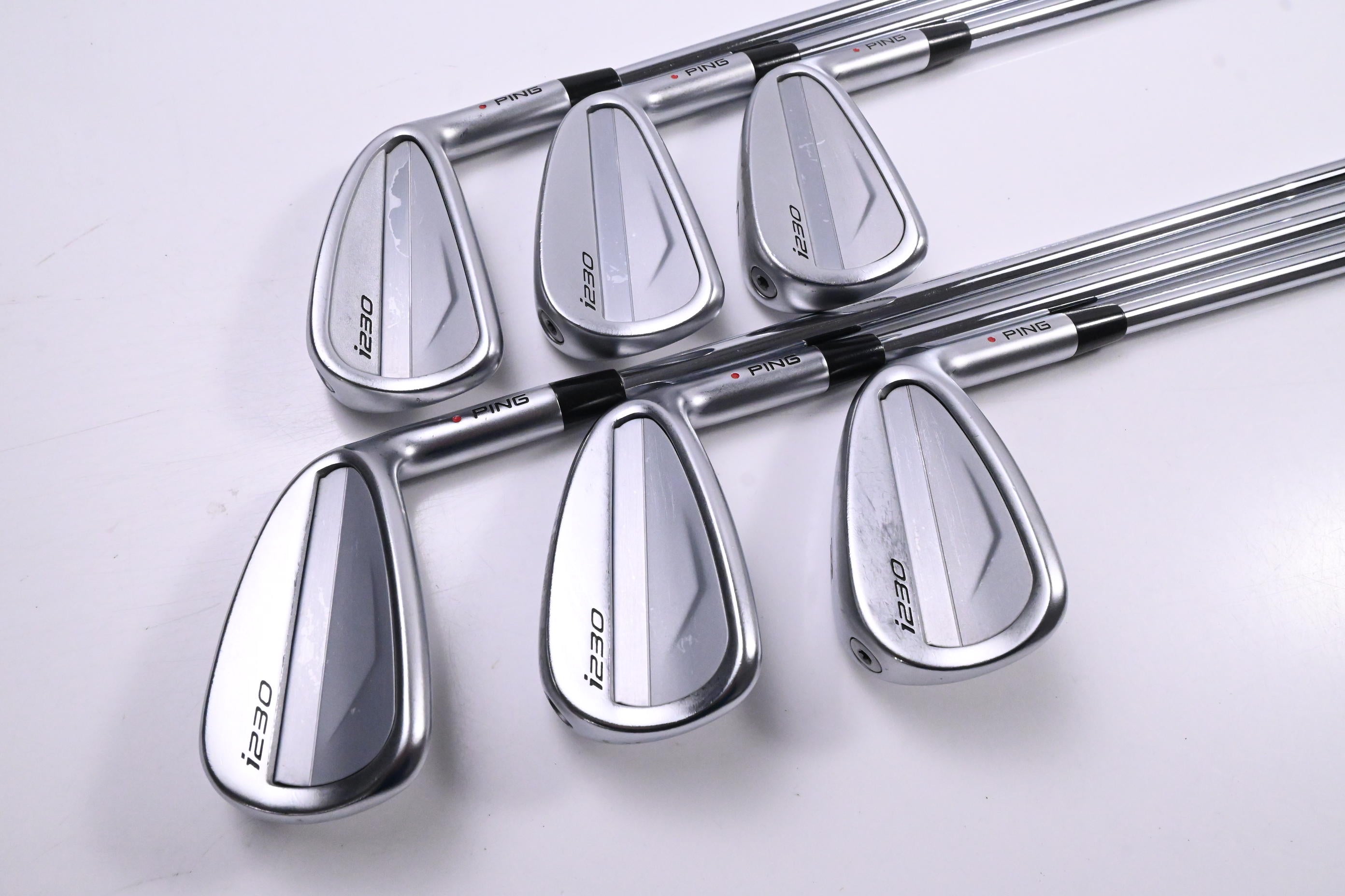 Ping i230 Irons / 5-PW / Red Dot / Regular Flex Ping AWT 2.0 Shafts