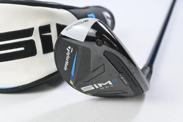 Taylormade SIM2 Max #4 Hybrid / 22 Degree / Stiff Flex Ventus Blue 7 Shaft