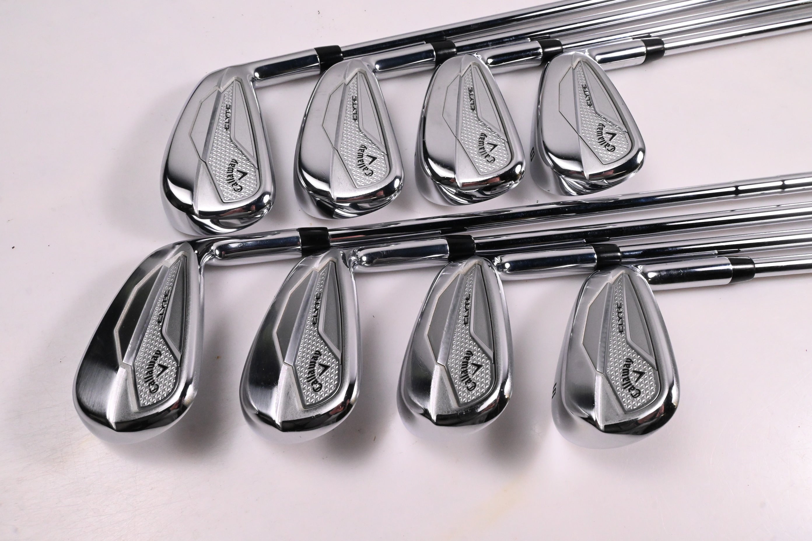 Callaway Elyte Irons / 5-PW+GW+SW / Regular Flex Vector 80 Shafts