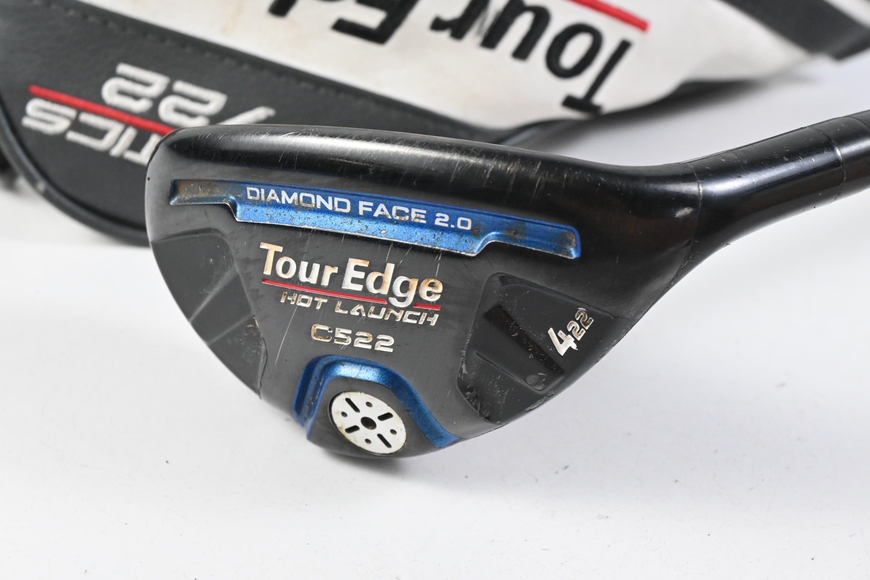 Tour Edge C522 #4 Hybrid / 22 Degree / Regular Flex Fubuki HL Series 55 Shaft