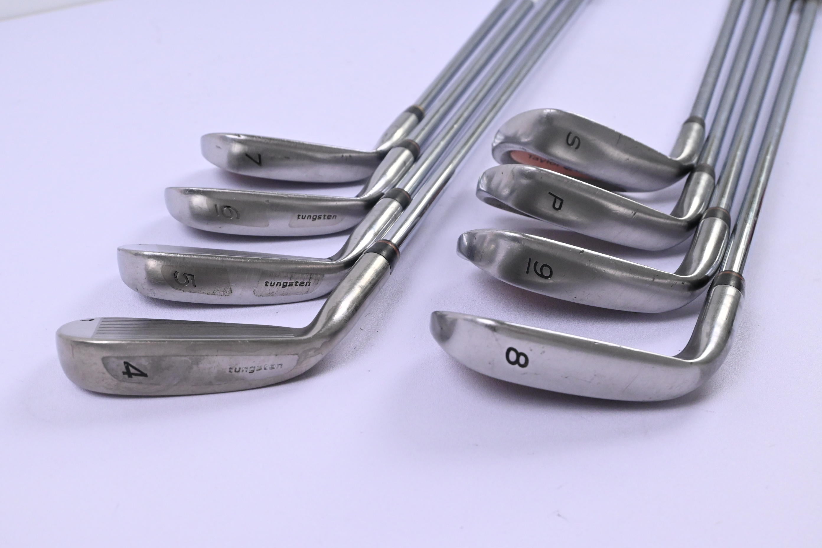 Taylormade Firesole Irons / 4-PW+SW / Regular Flex Taylormade Rifle 80 Shafts