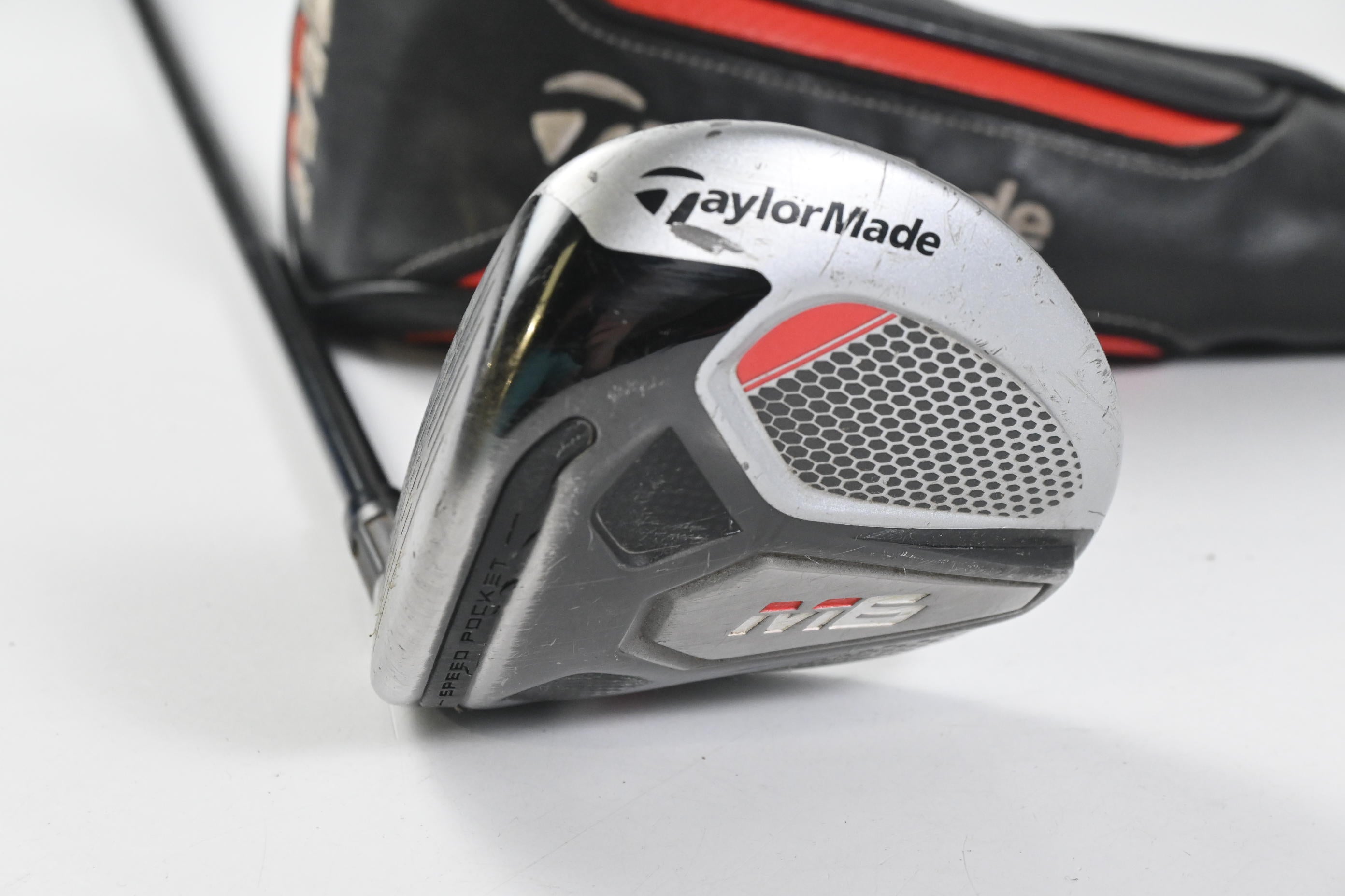 Left Hand Taylormade M6 #3 Wood / 15 Degree / Regular Flex Atmos Red 5 Shaft
