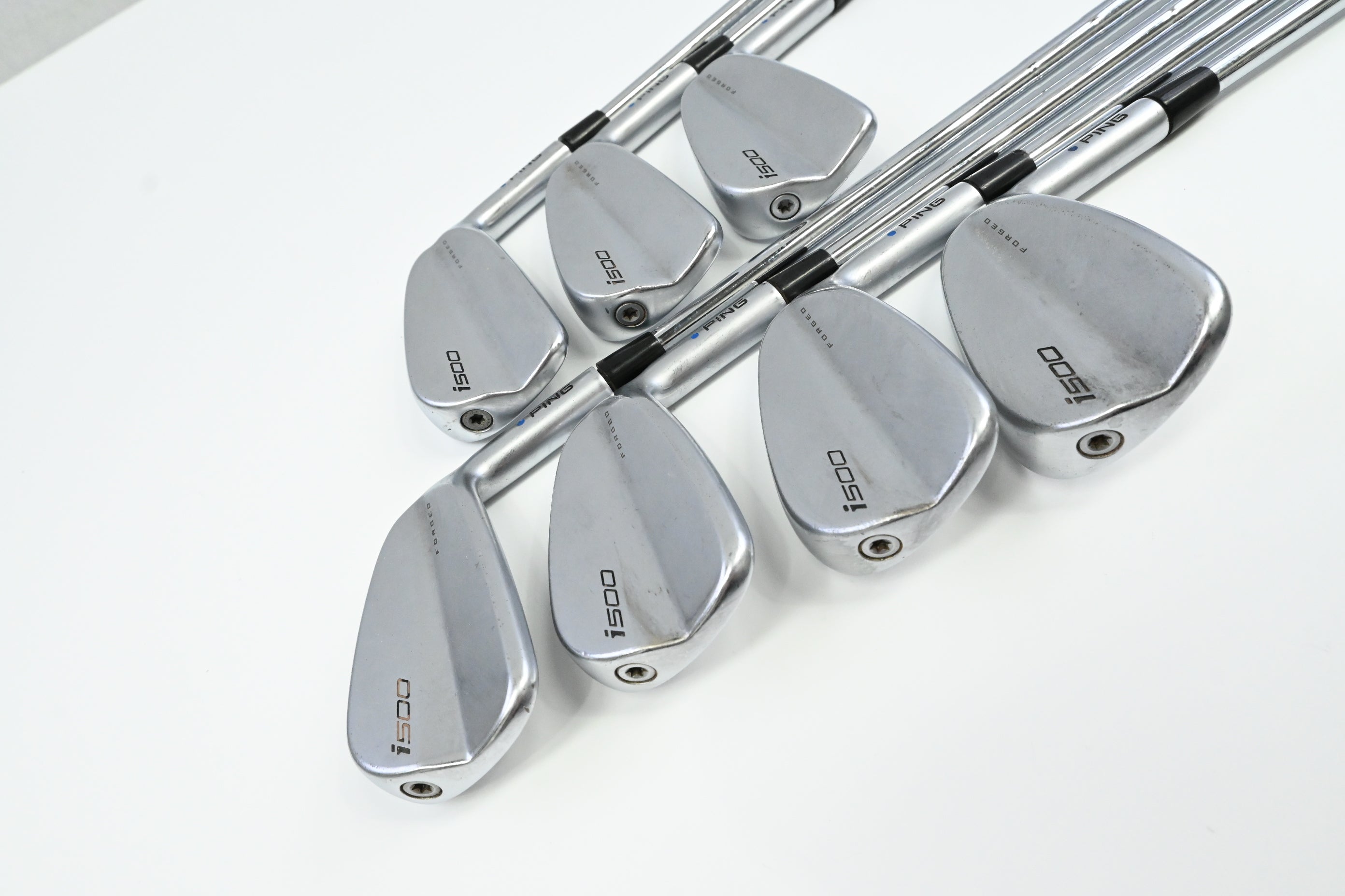 Ping i500 Irons / 4-PW / Blue Dot / Stiff Flex NS Pro Modus3 Shafts