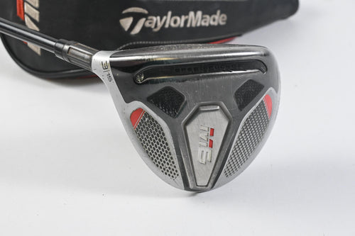 Left Hand Taylormade M6 #3 Wood / 15 Degree / Regular Flex Atmos Red 5 Shaft